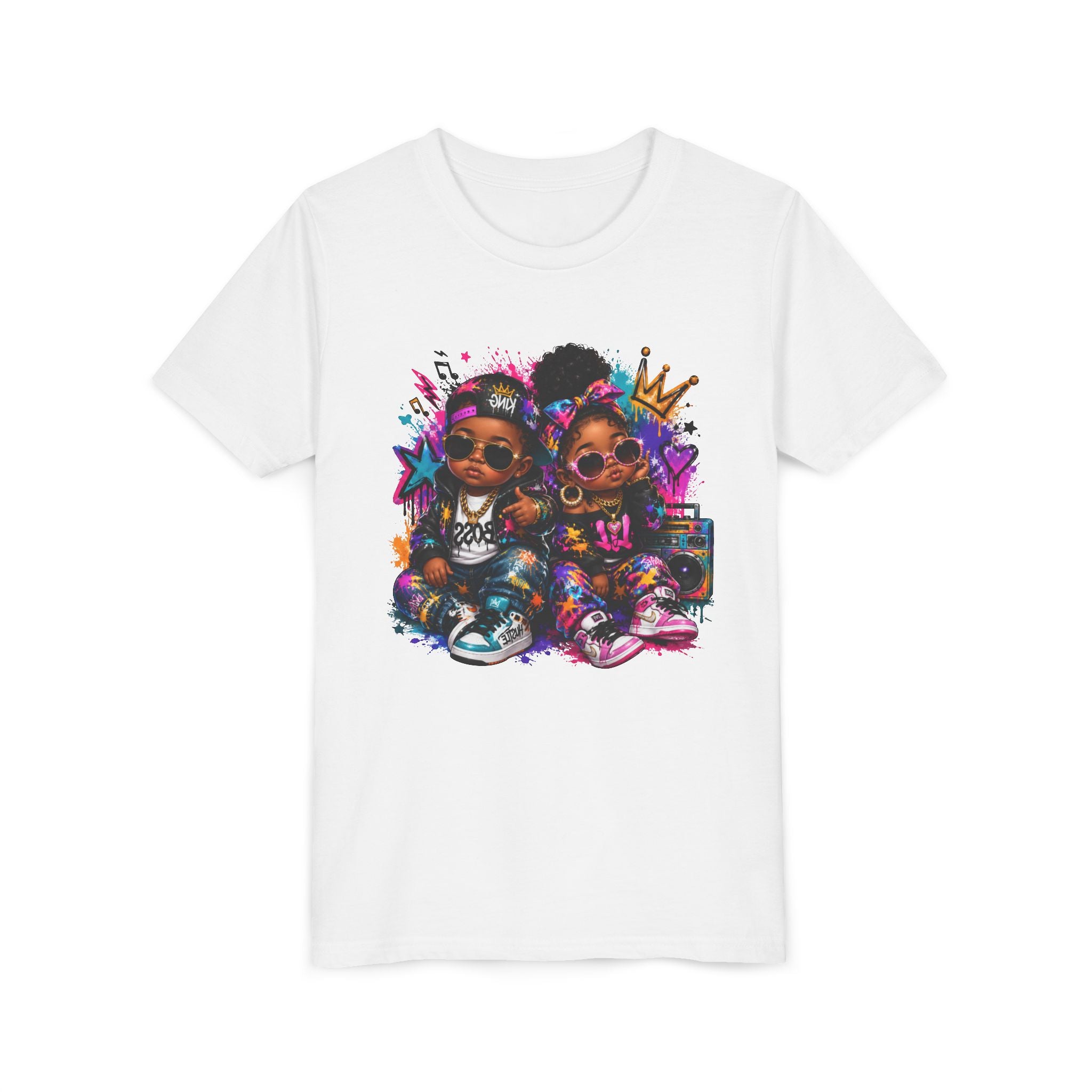 Lil King & Queen T-Shirt | Hip Hop Baby Graphic Tee | Urban Kids Streetwear Shirt