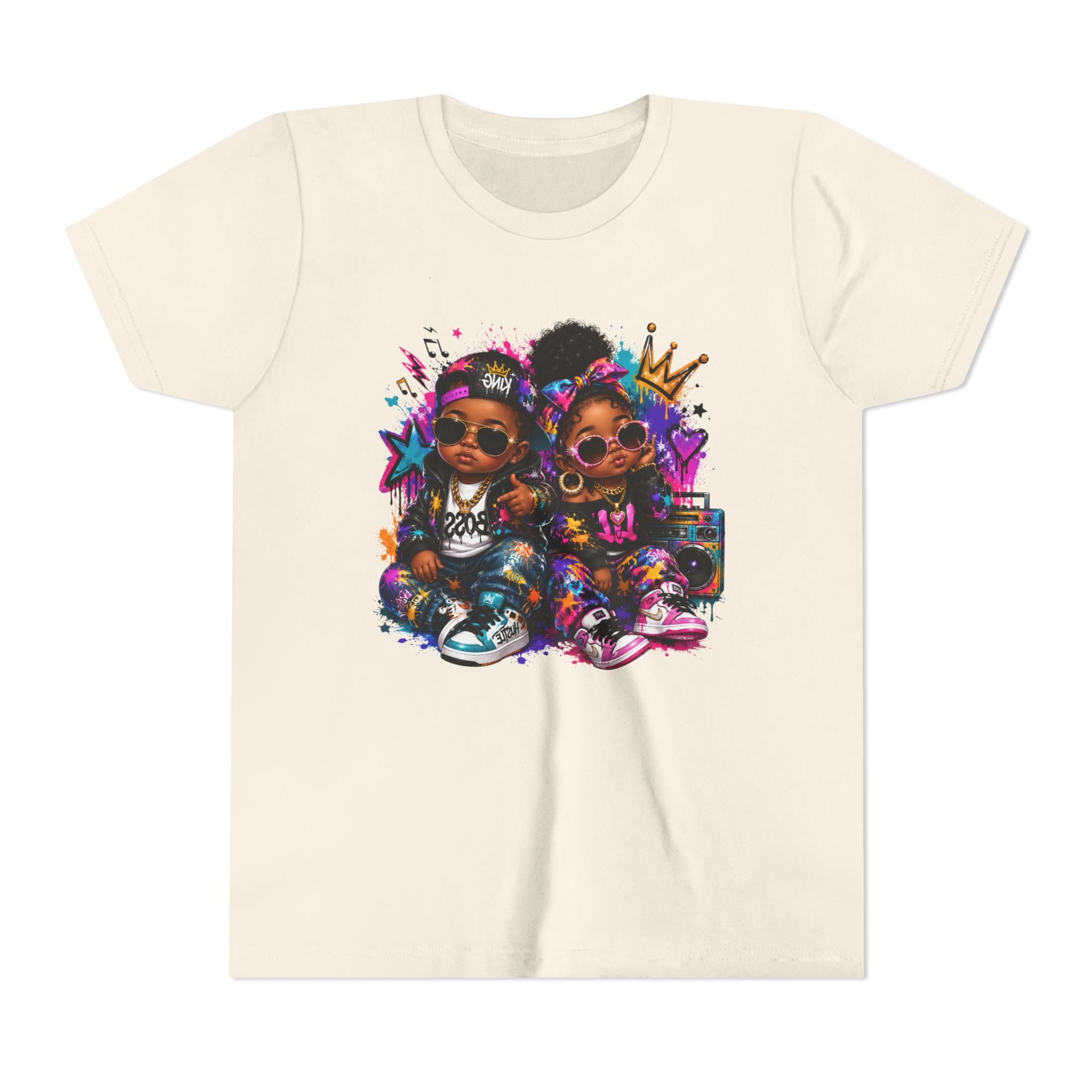Lil King & Queen T-Shirt | Hip Hop Baby Graphic Tee | Urban Kids Streetwear Shirt