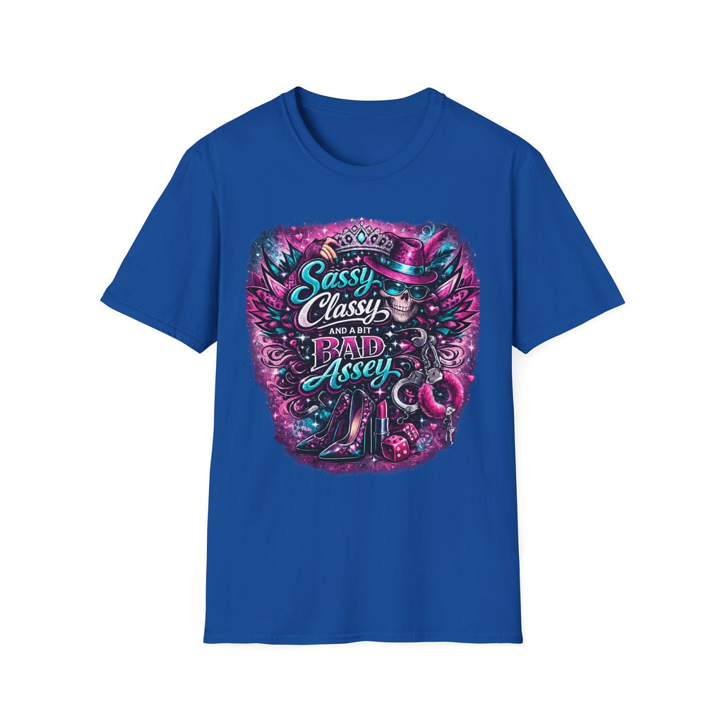 Sassy Classy And A Bit Bad Assey T-Shirt | Skeleton Queen Women's Graphic Tee