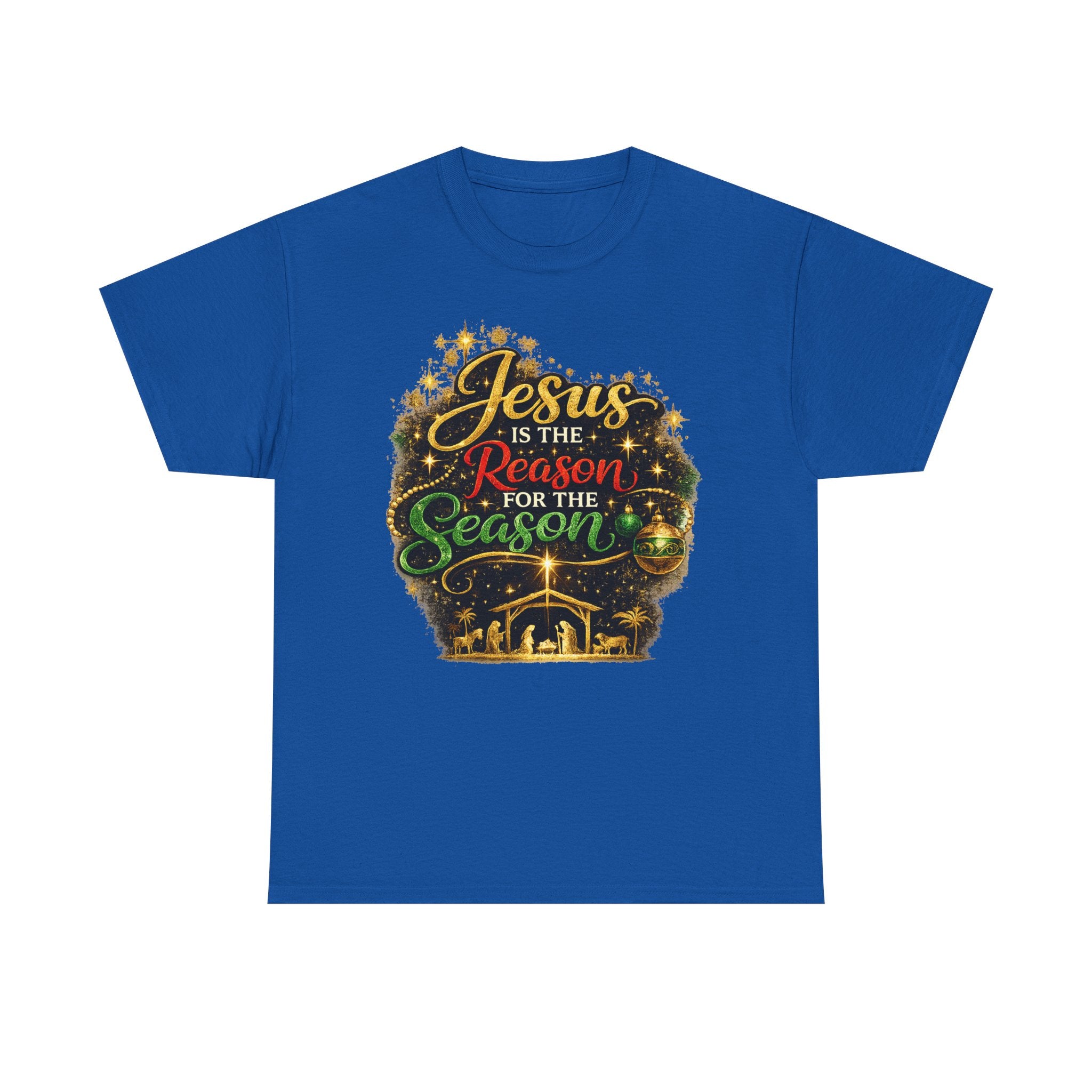 Jesus is the Reason for the Season Shirt – Christian Christmas Tee | Faith Holiday Gift