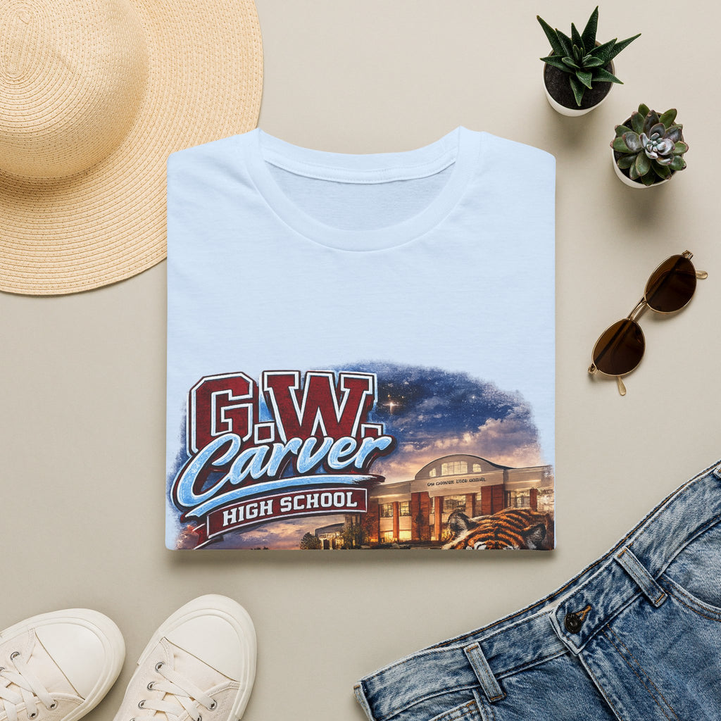 G.W. Carver High School Tigers T-Shirt | On Da Hill School Spirit Tee | Columbus GA Tiger Pride Graphic Tee