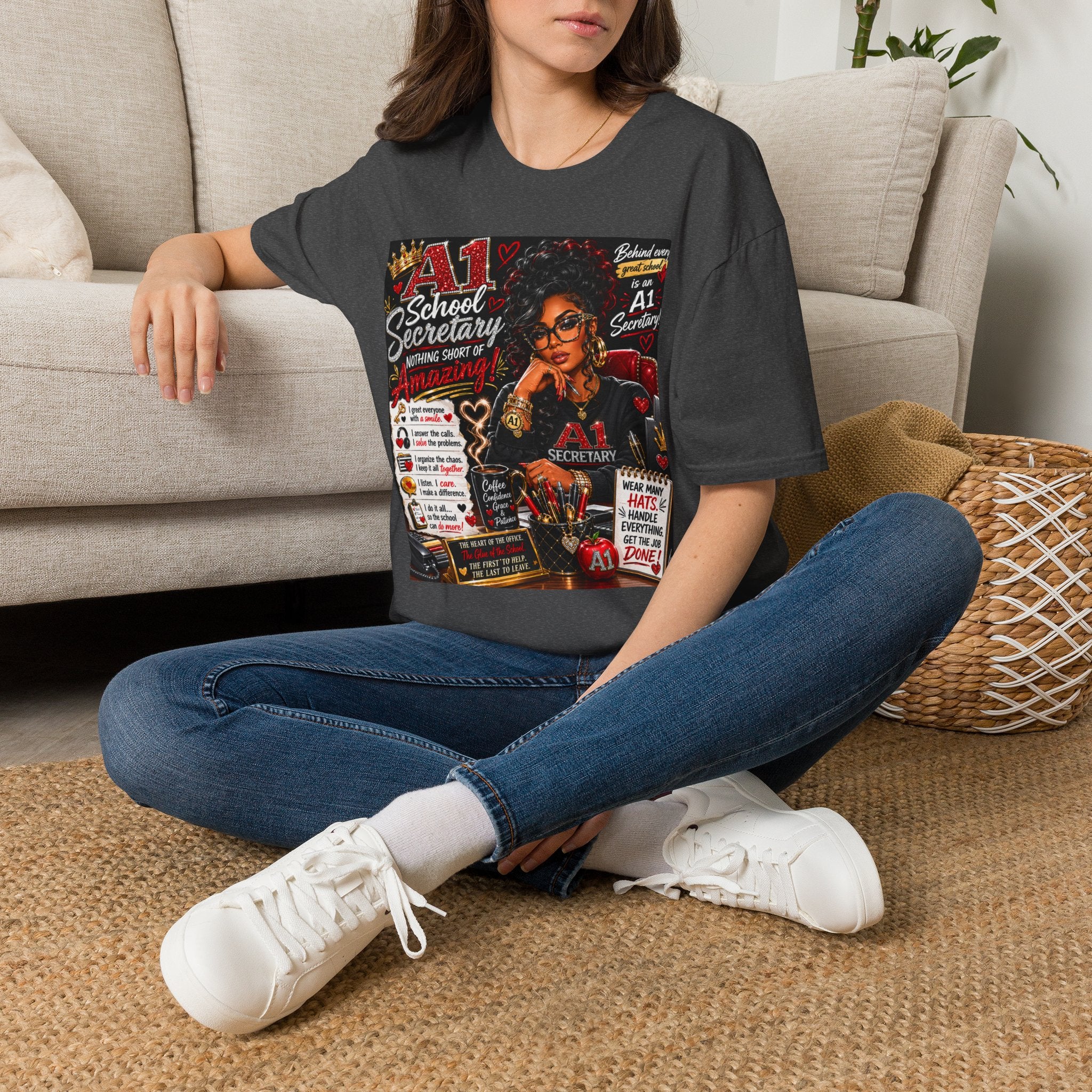 A1 School Secretary Graphic T-Shirt — Nothing Short of Amazing