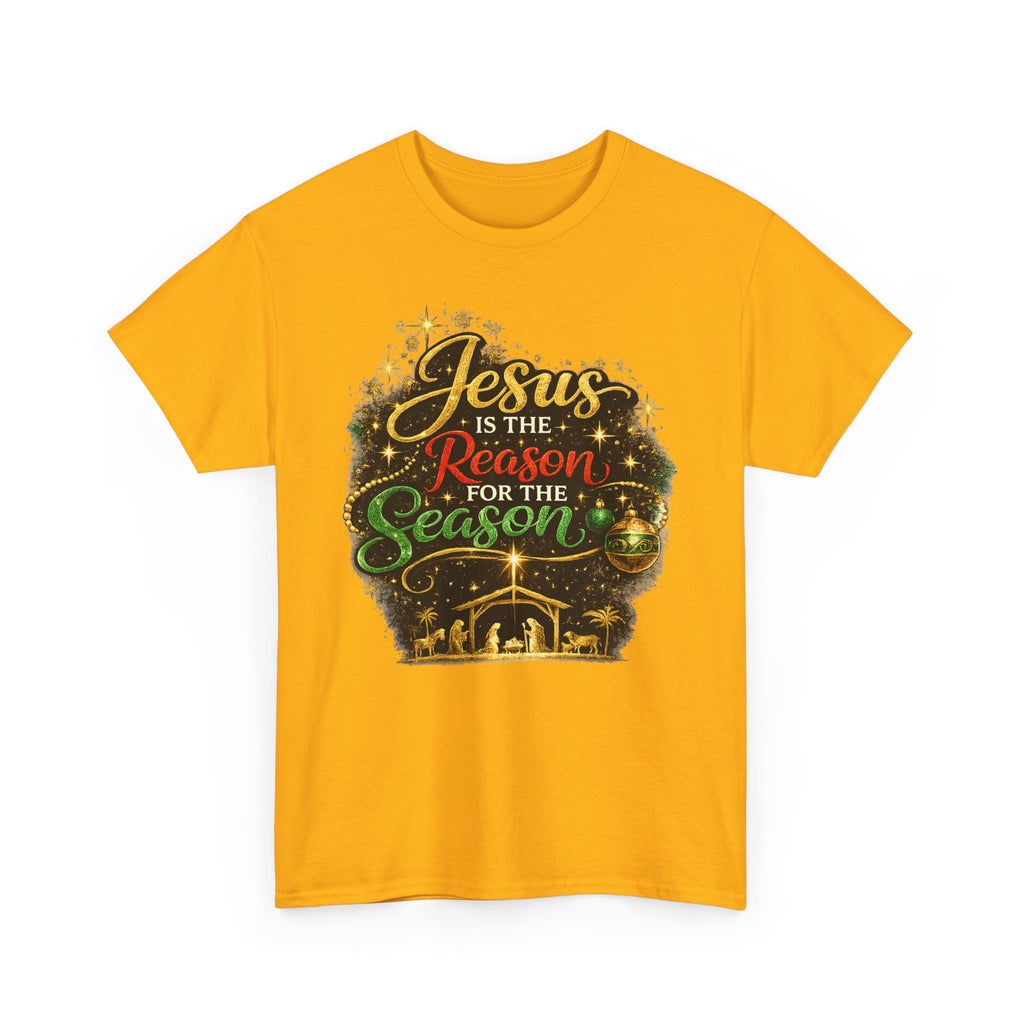 Jesus is the Reason for the Season Shirt – Christian Christmas Tee | Faith Holiday Gift