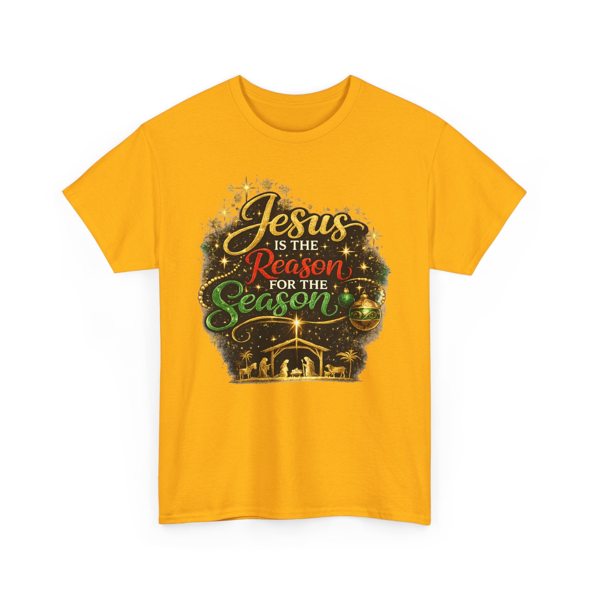 Jesus is the Reason for the Season Shirt – Christian Christmas Tee | Faith Holiday Gift
