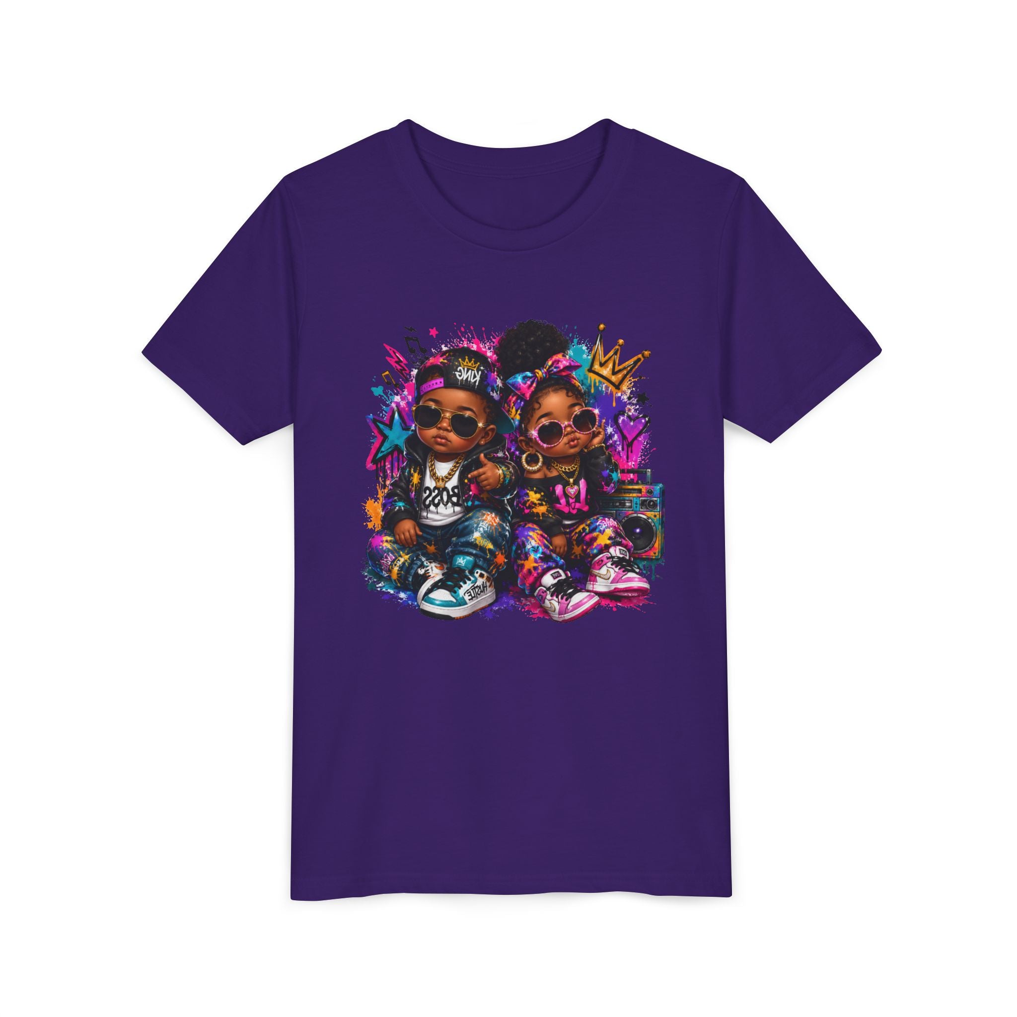 Lil King & Queen T-Shirt | Hip Hop Baby Graphic Tee | Urban Kids Streetwear Shirt