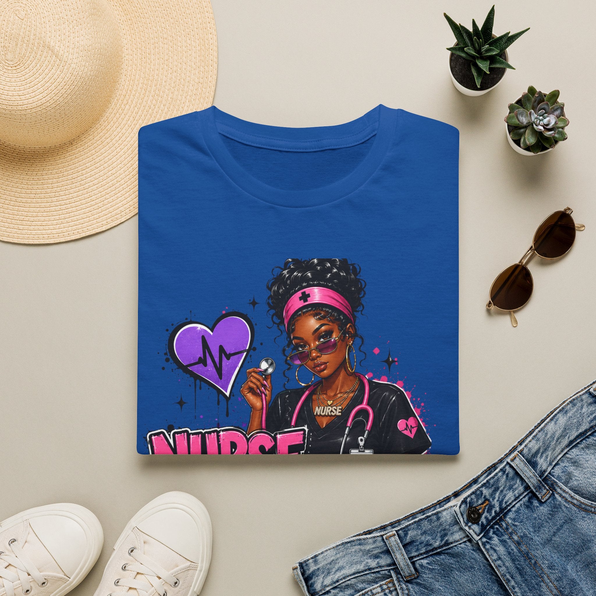 Nurse In Progress T-Shirt | Future Nurse Gift | Black Girl Nurse Graphic Tee