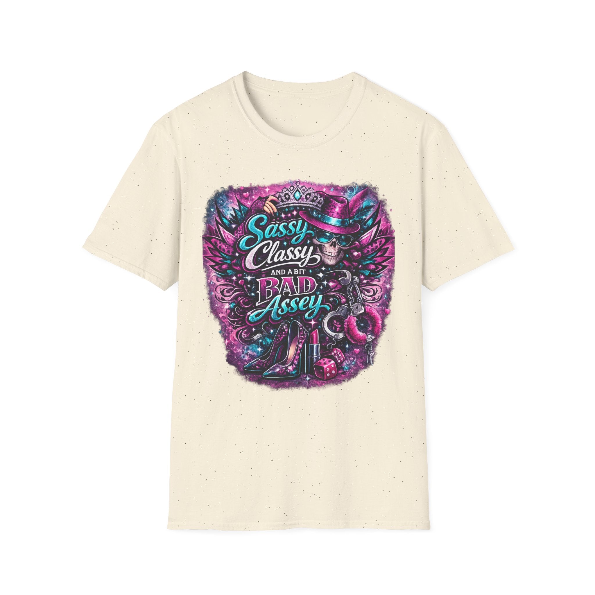 Sassy Classy And A Bit Bad Assey T-Shirt | Skeleton Queen Women's Graphic Tee
