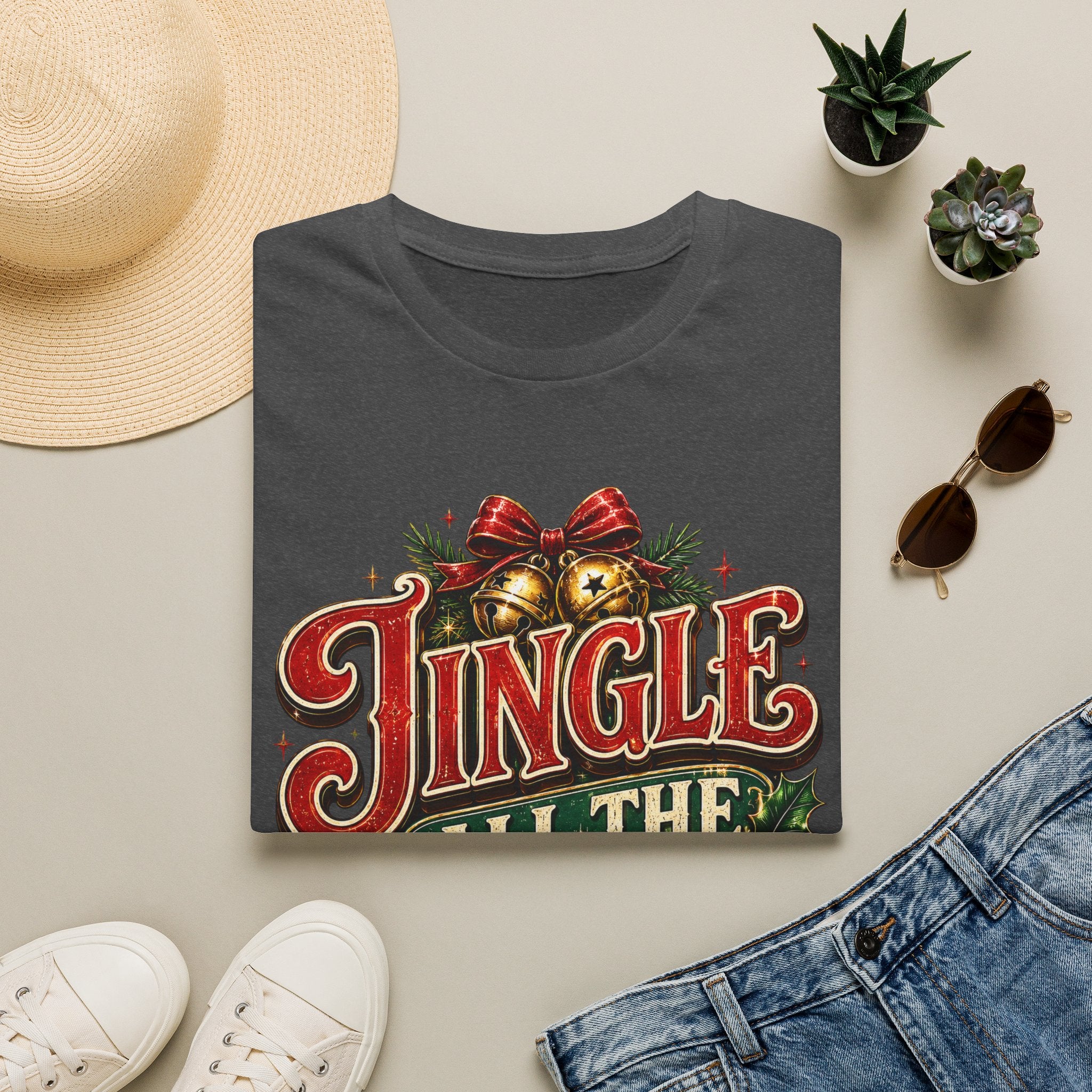Jingle All the Way Shirt – Vintage Christmas Tee | Classic Holiday Gift