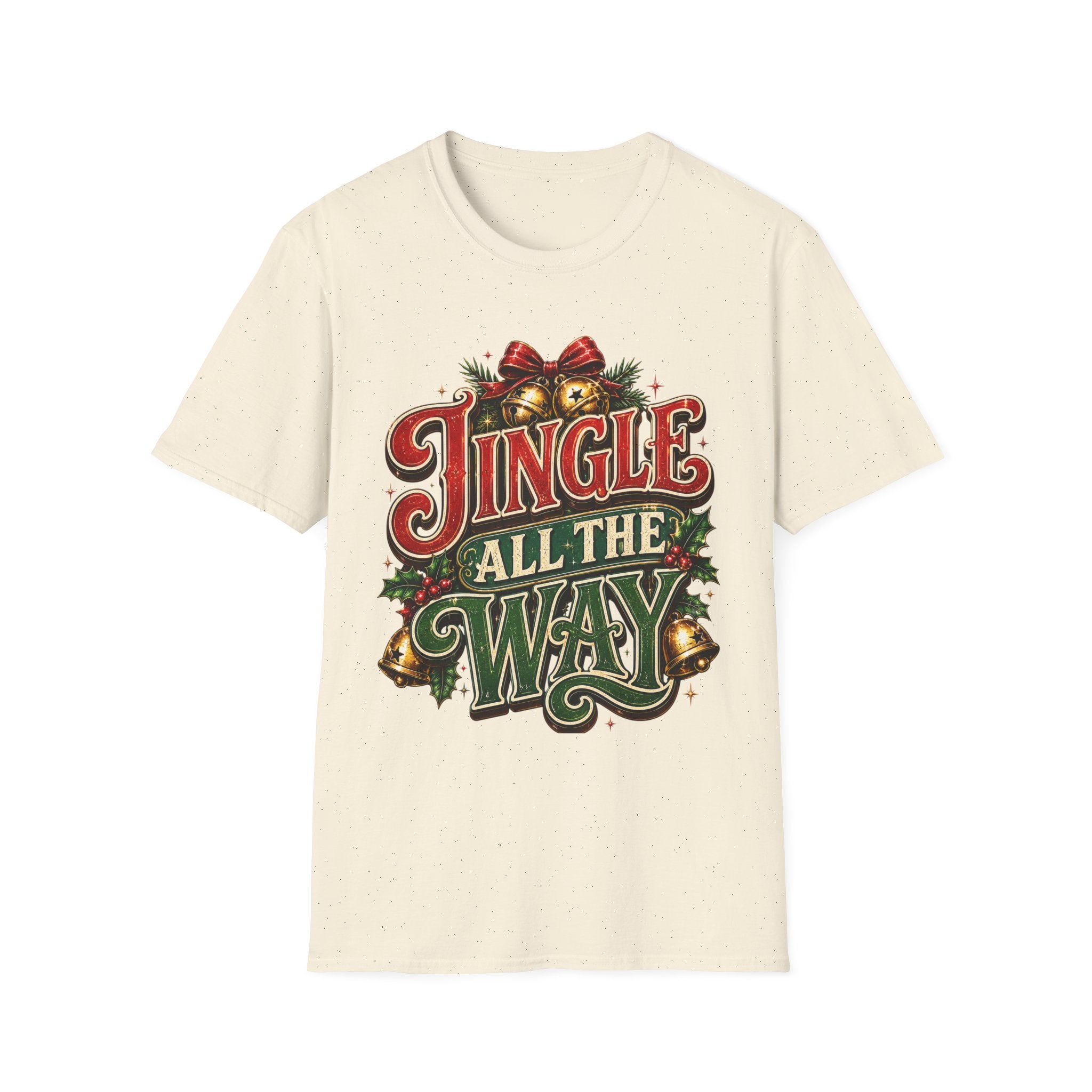 Jingle All the Way Shirt – Vintage Christmas Tee | Classic Holiday Gift