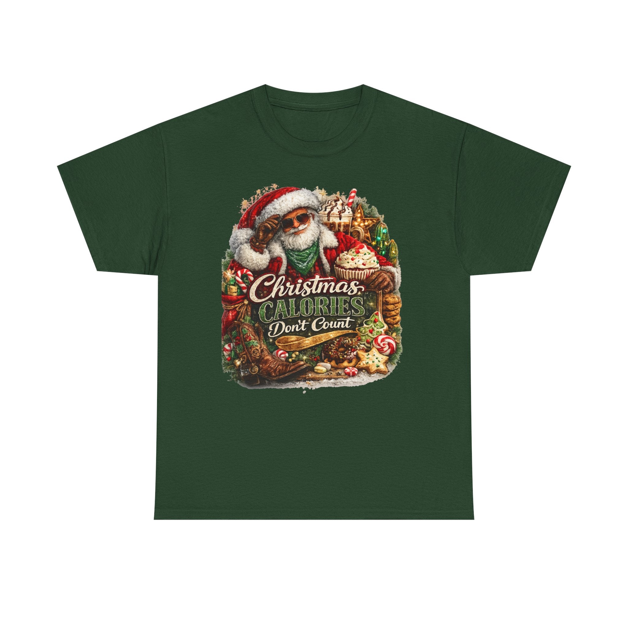 Christmas Calories Don't Count Shirt – Funny Holiday Tee | Christmas Foodie Gift