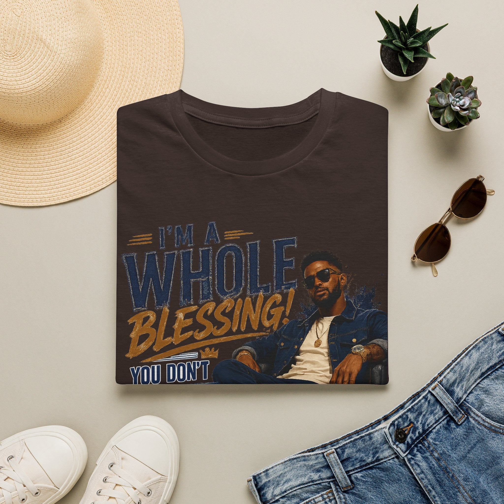 I'm A Whole Blessing T-Shirt — Inspirational Faith Graphic Tee