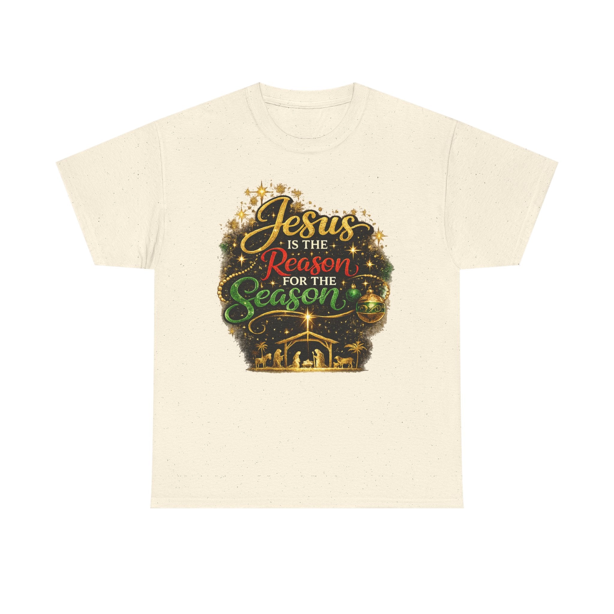 Jesus is the Reason for the Season Shirt – Christian Christmas Tee | Faith Holiday Gift
