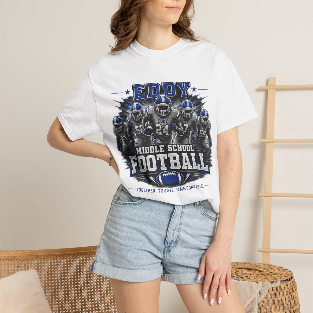 Eddy Middle School Columbus GA Football T-Shirt