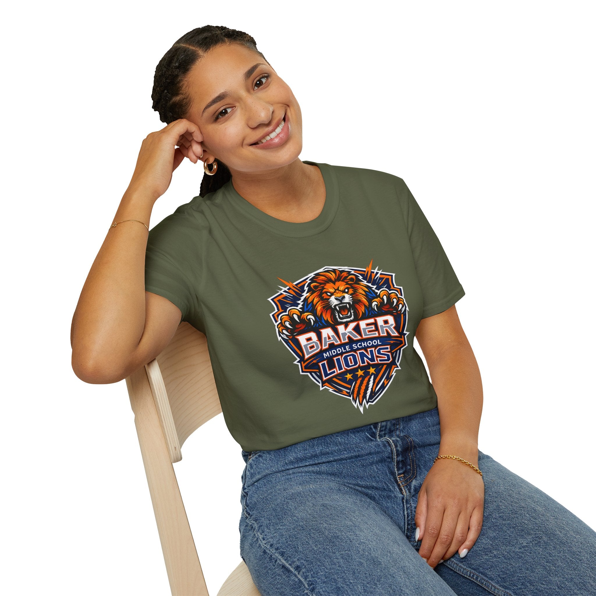Baker Middle School Lions T-Shirt | School Spirit Tee | Lions Pride Graphic Tee