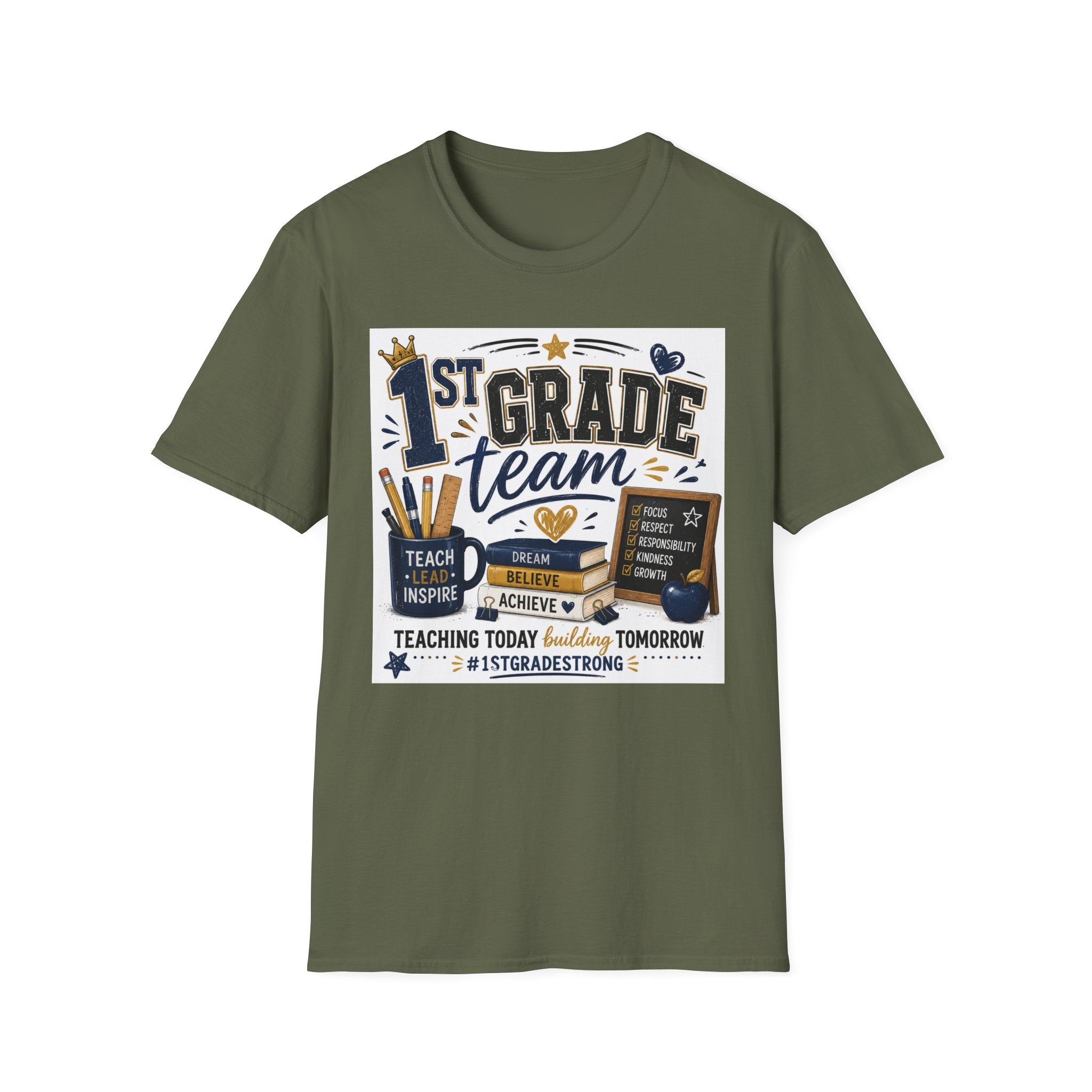 1st Grade Squad Unisex Graphic Tee | Softstyle T-Shirt