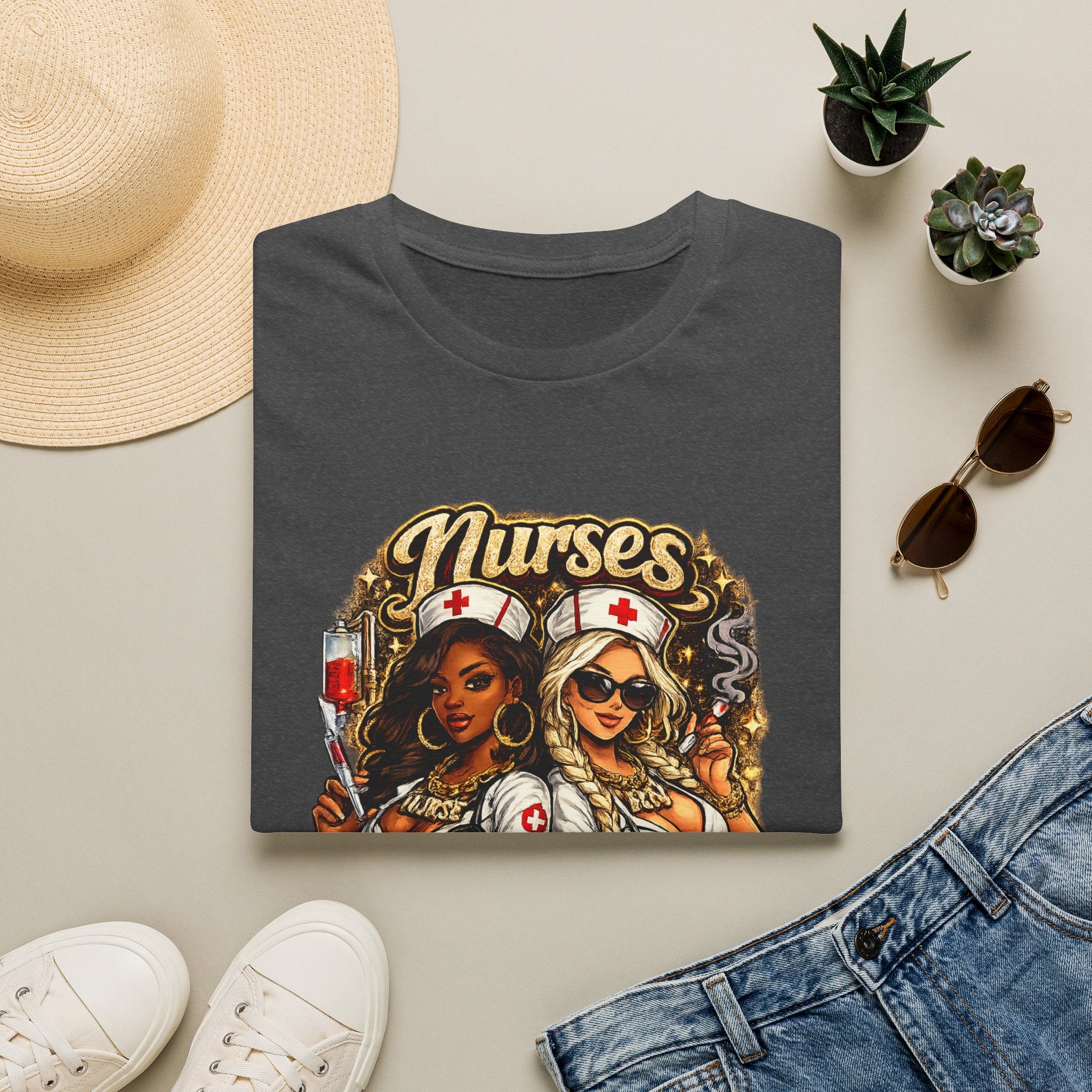 Nurses Save Lives T-Shirt | Nurse Appreciation Gift | Bold Nurse Graphic Tee
