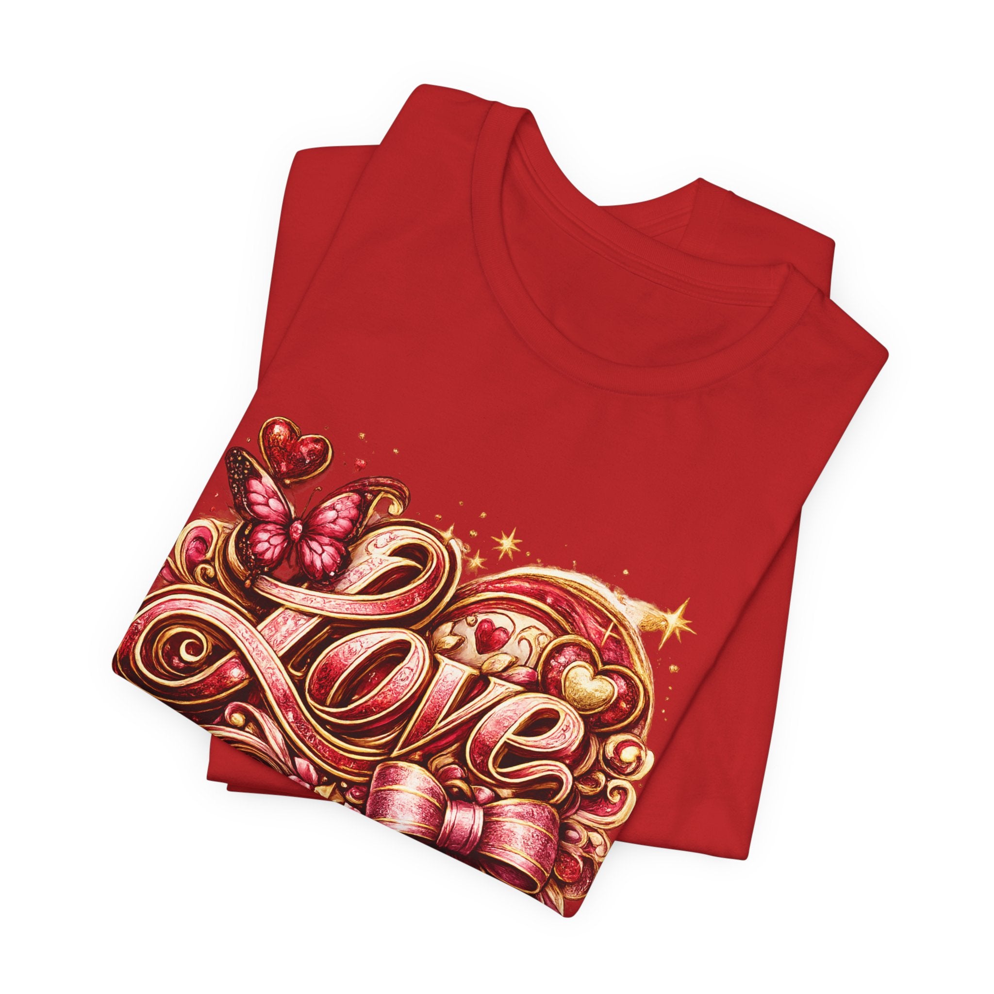 Love – Butterfly & Bow Valentine's Day T-Shirt