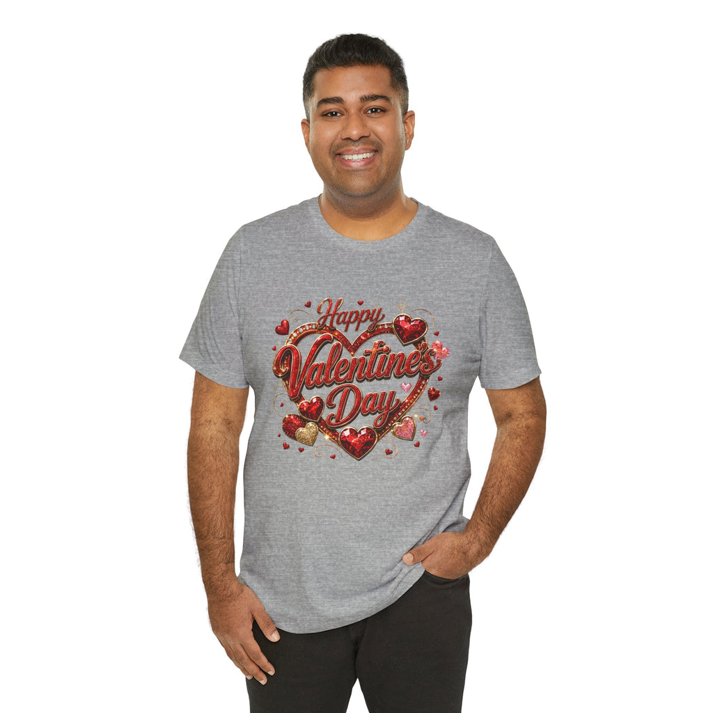 Happy Valentine's Day Glam Heart T-Shirt