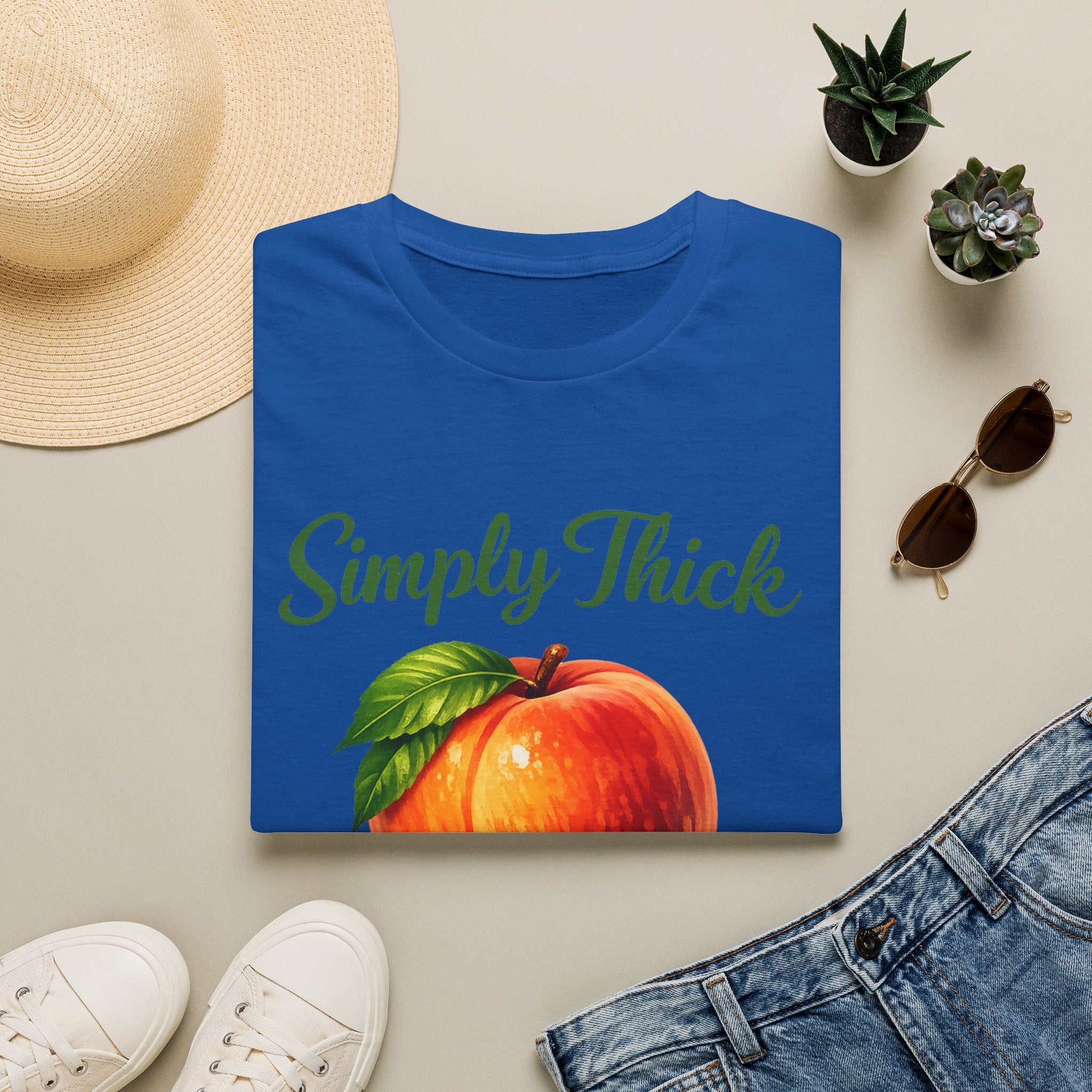 Simply Thick All Natural – Peach Graphic Tee