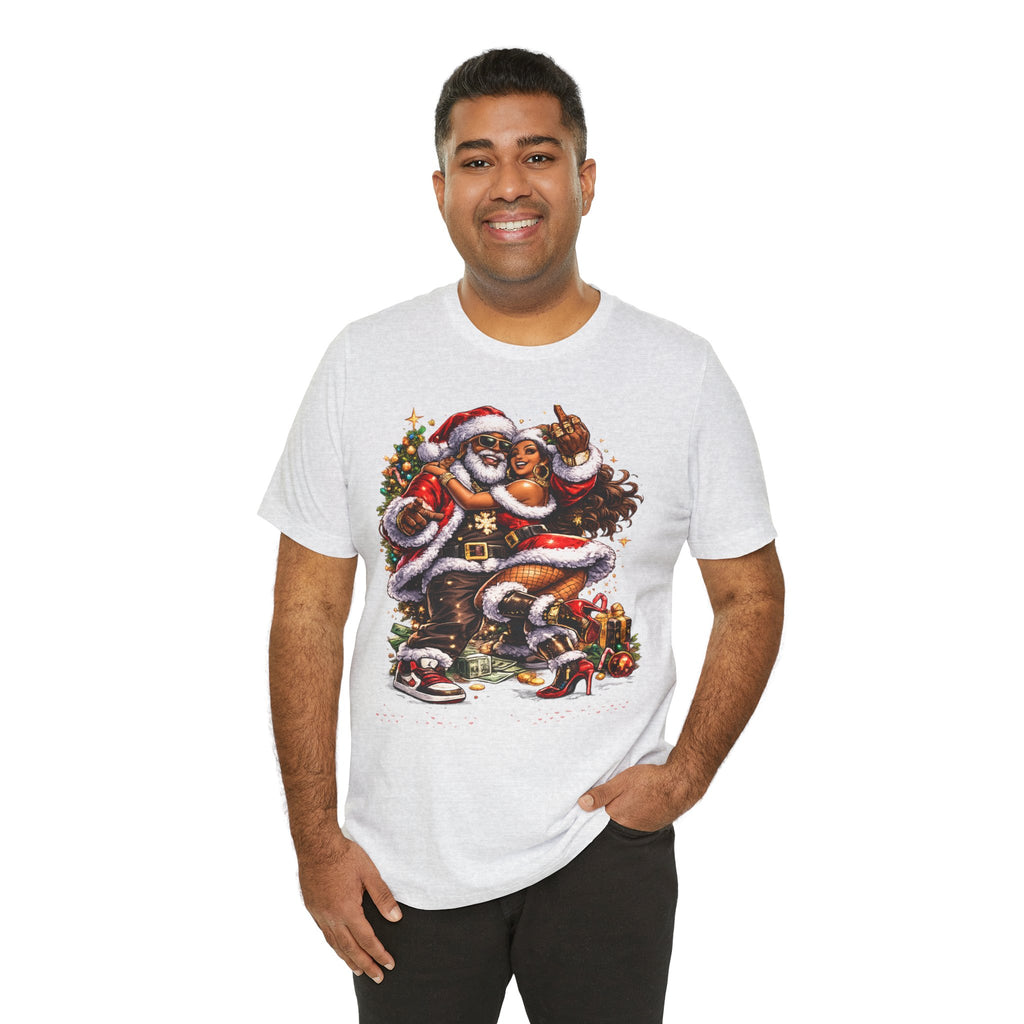 Hip Hop Santa & Mrs. Claus – Urban Christmas T-Shirt
