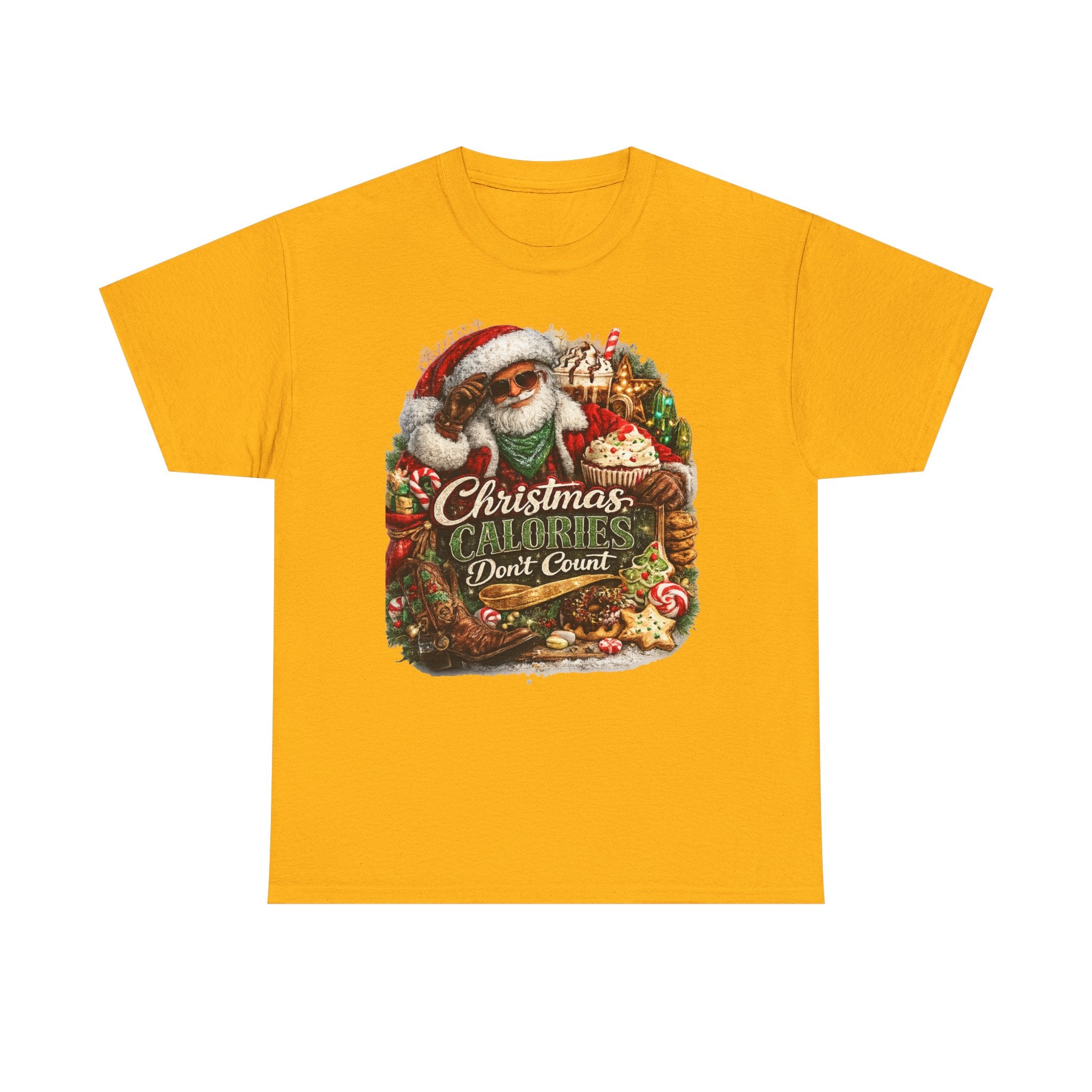Christmas Calories Don't Count Shirt – Funny Holiday Tee | Christmas Foodie Gift