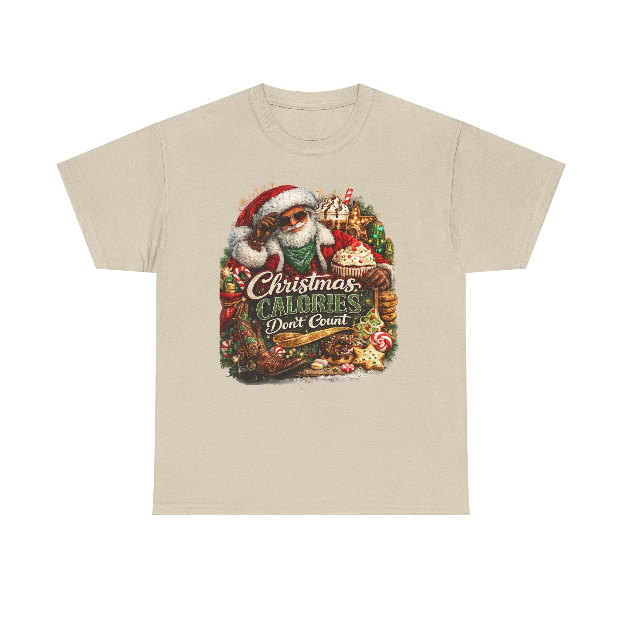 Christmas Calories Don't Count Shirt – Funny Holiday Tee | Christmas Foodie Gift