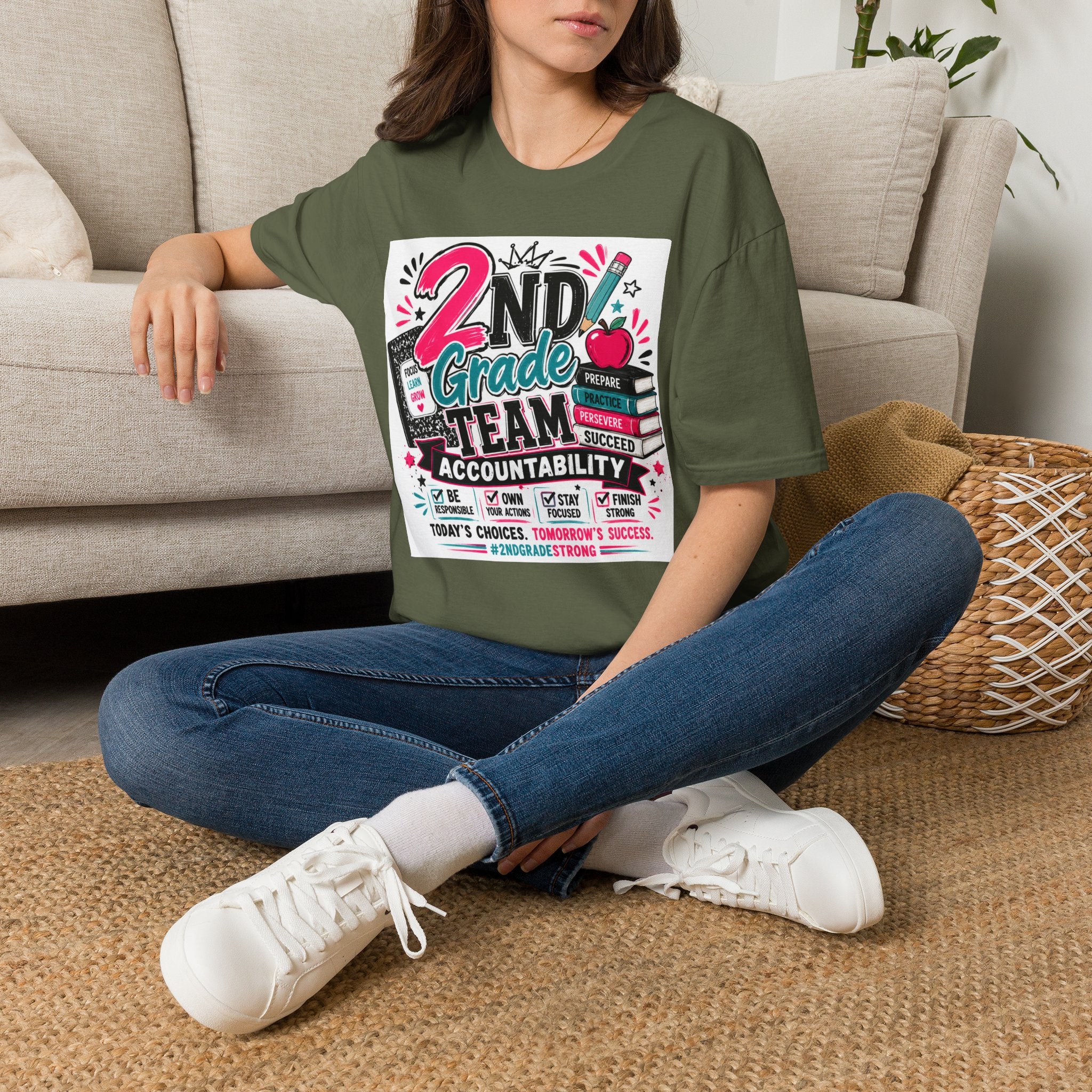 2nd Grade Team T-Shirt — Teacher Appreciation Back-to-School Tee