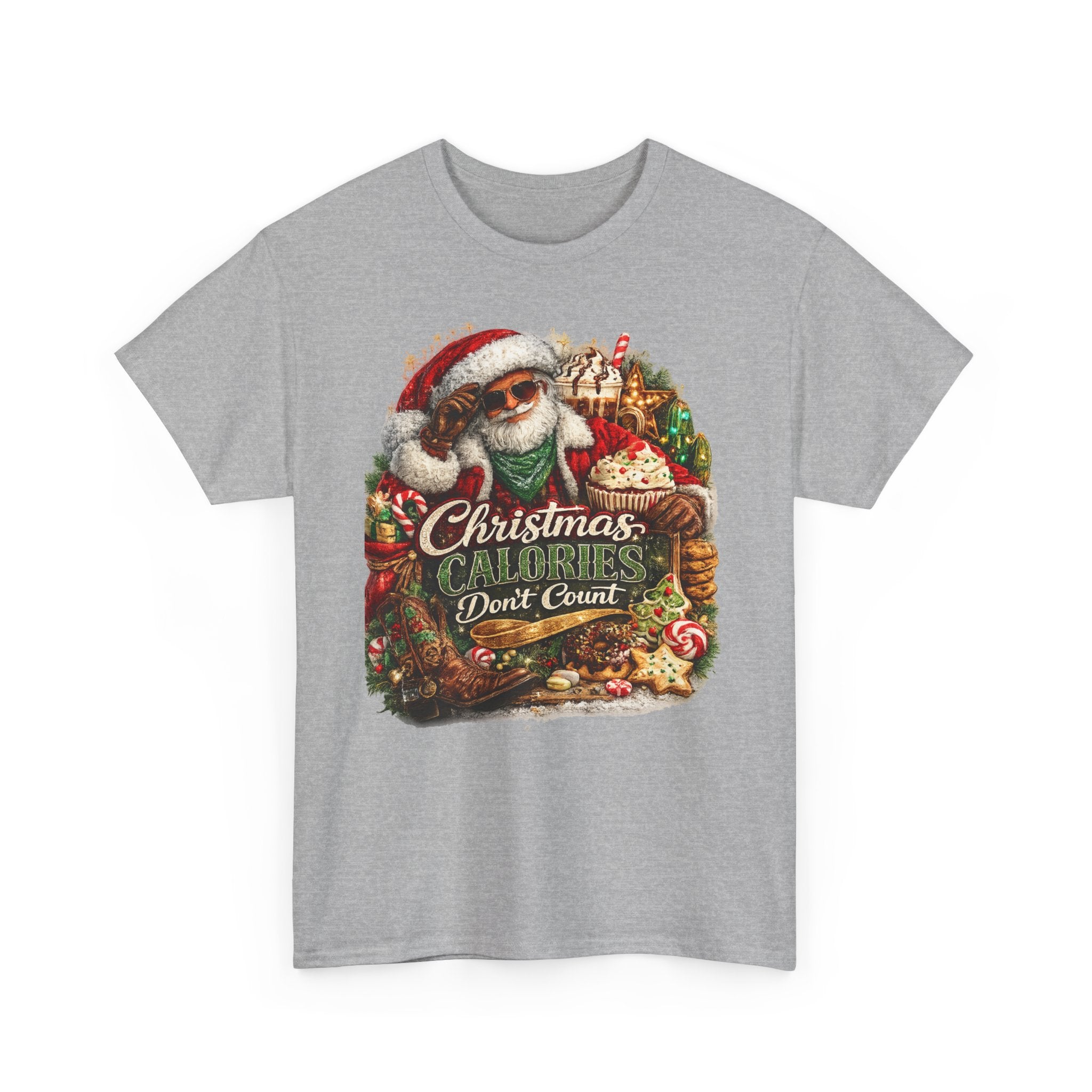 Christmas Calories Don't Count Shirt – Funny Holiday Tee | Christmas Foodie Gift