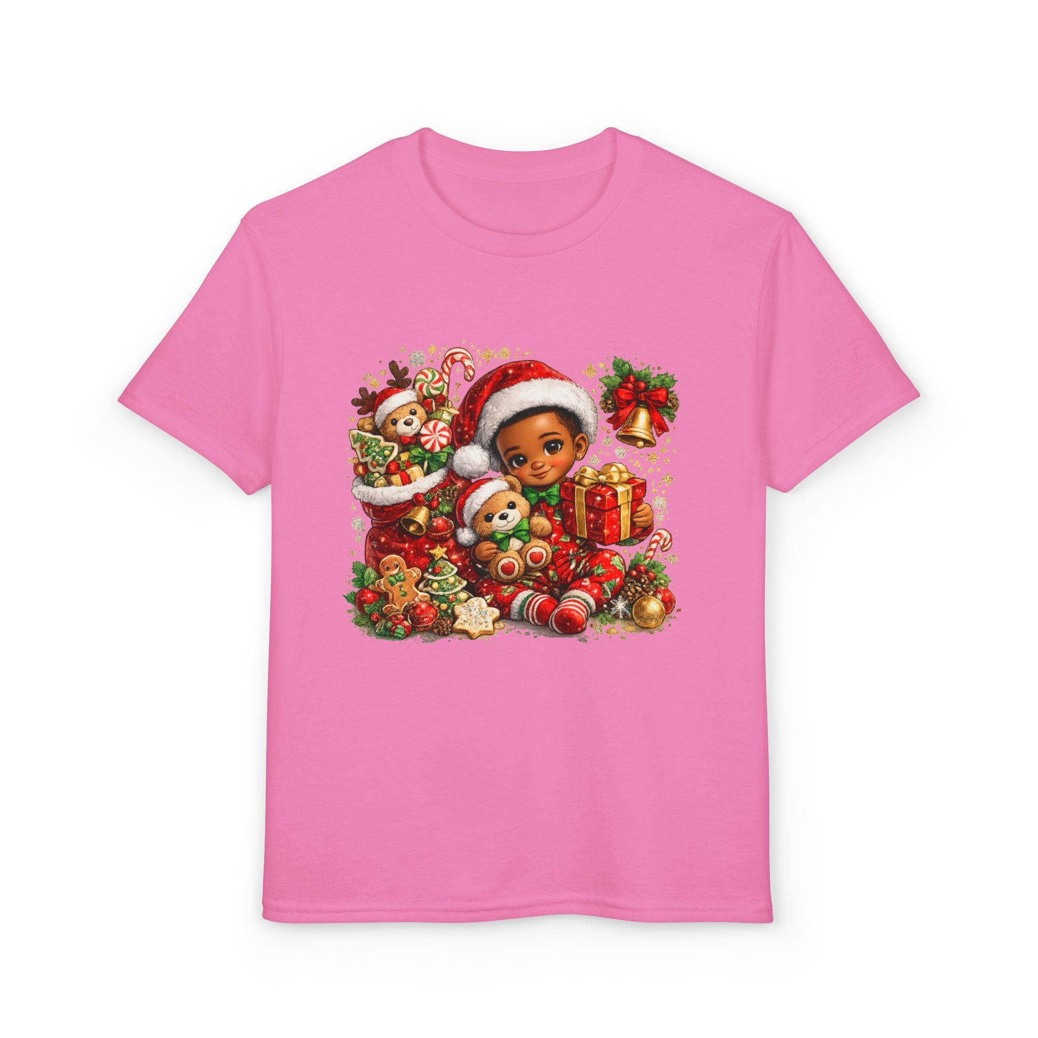 Black Boy Christmas Shirt – Melanin Kids Holiday Tee | Christmas Gift for Boys