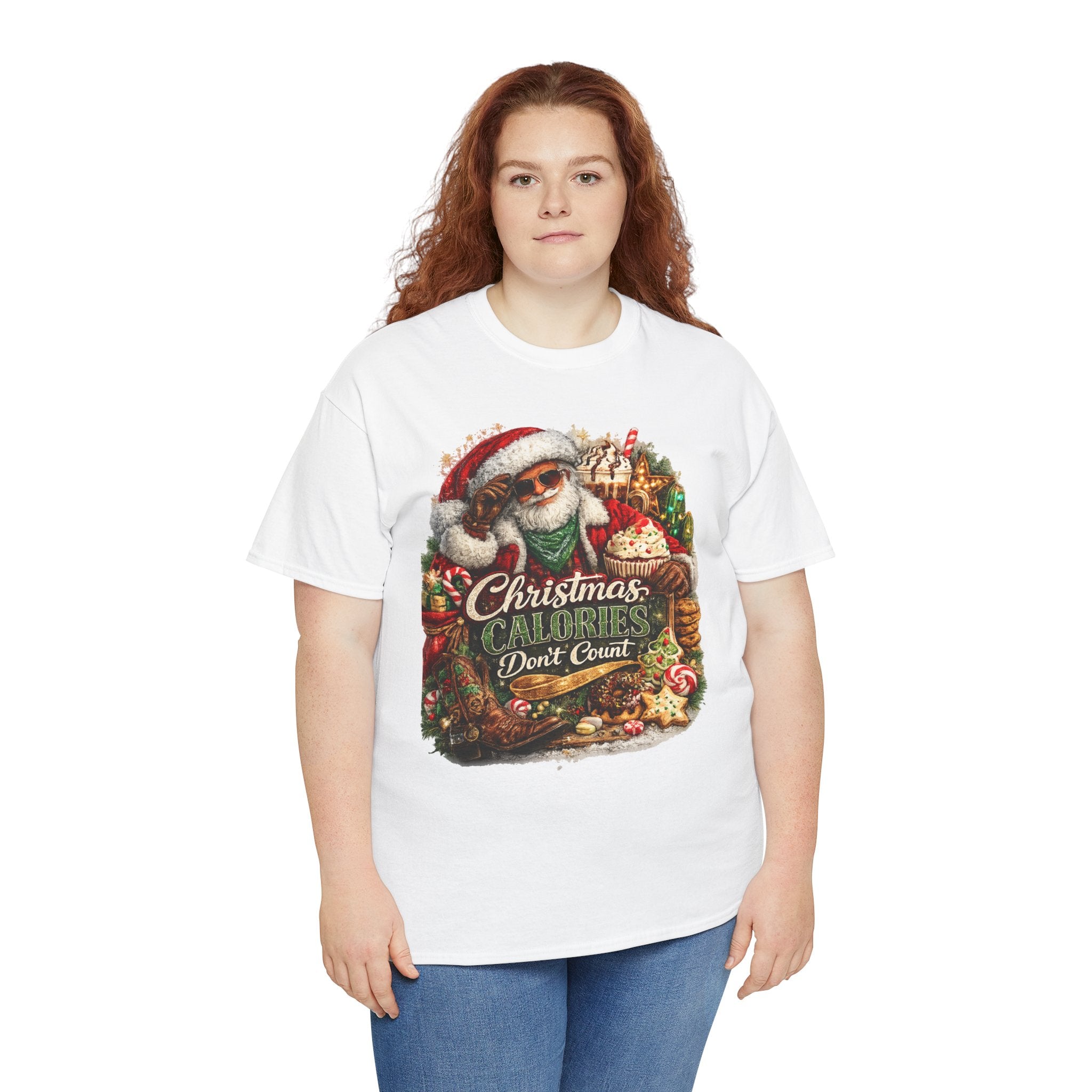 Christmas Calories Don't Count Shirt – Funny Holiday Tee | Christmas Foodie Gift