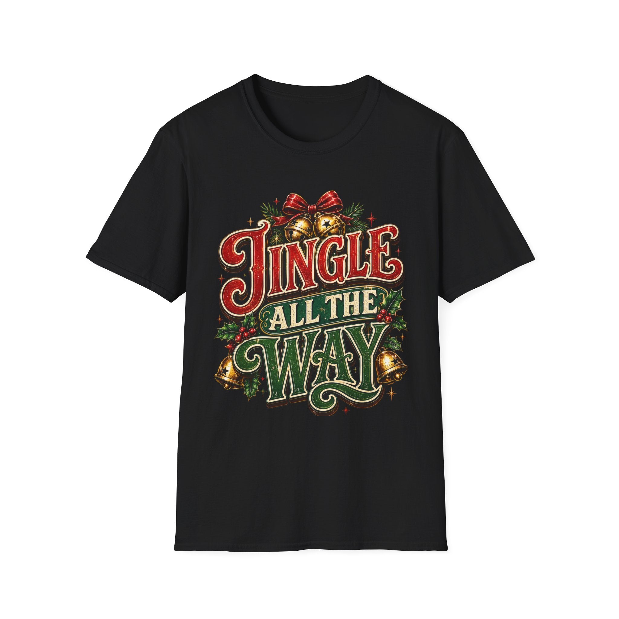 Jingle All the Way Shirt – Vintage Christmas Tee | Classic Holiday Gift