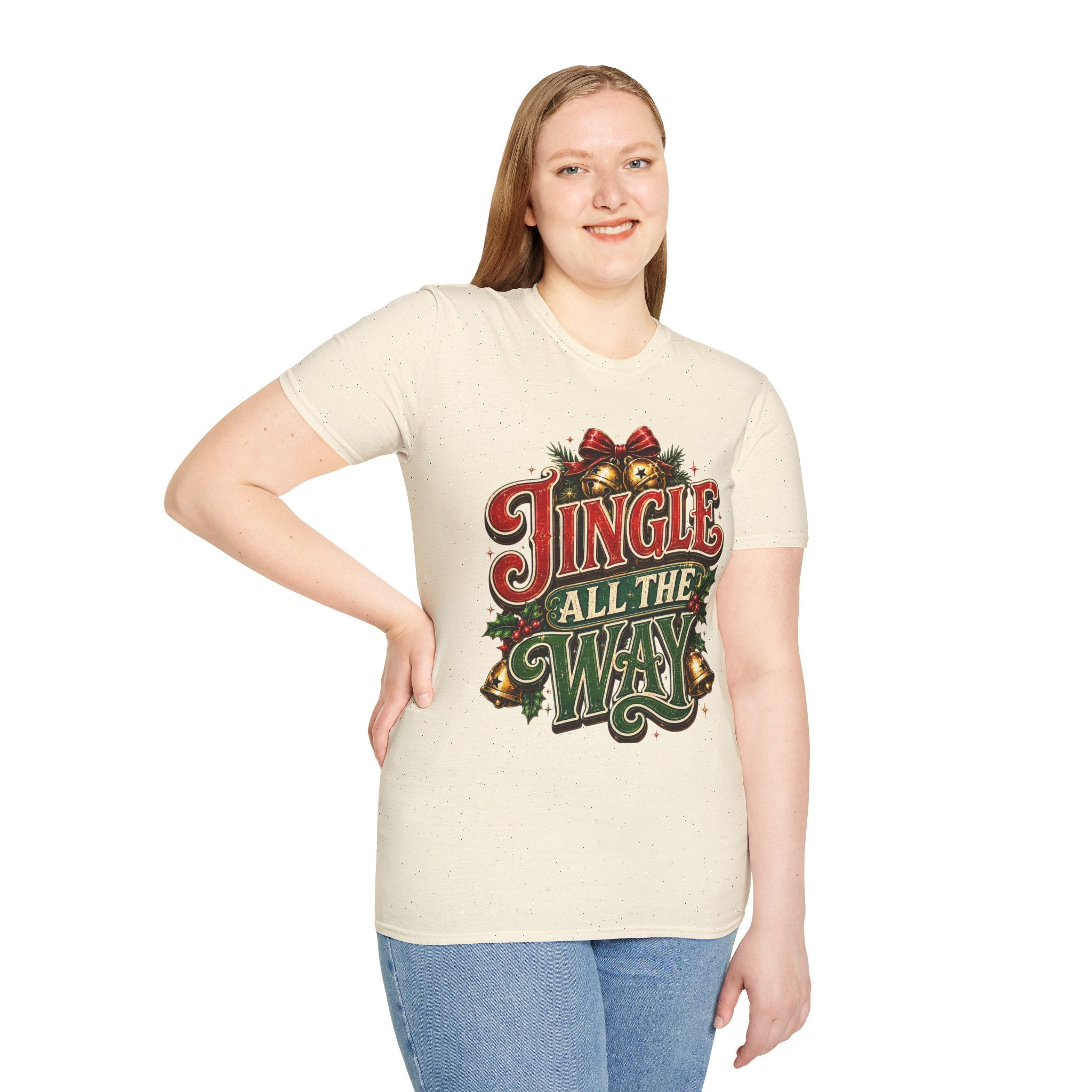 Jingle All the Way Shirt – Vintage Christmas Tee | Classic Holiday Gift