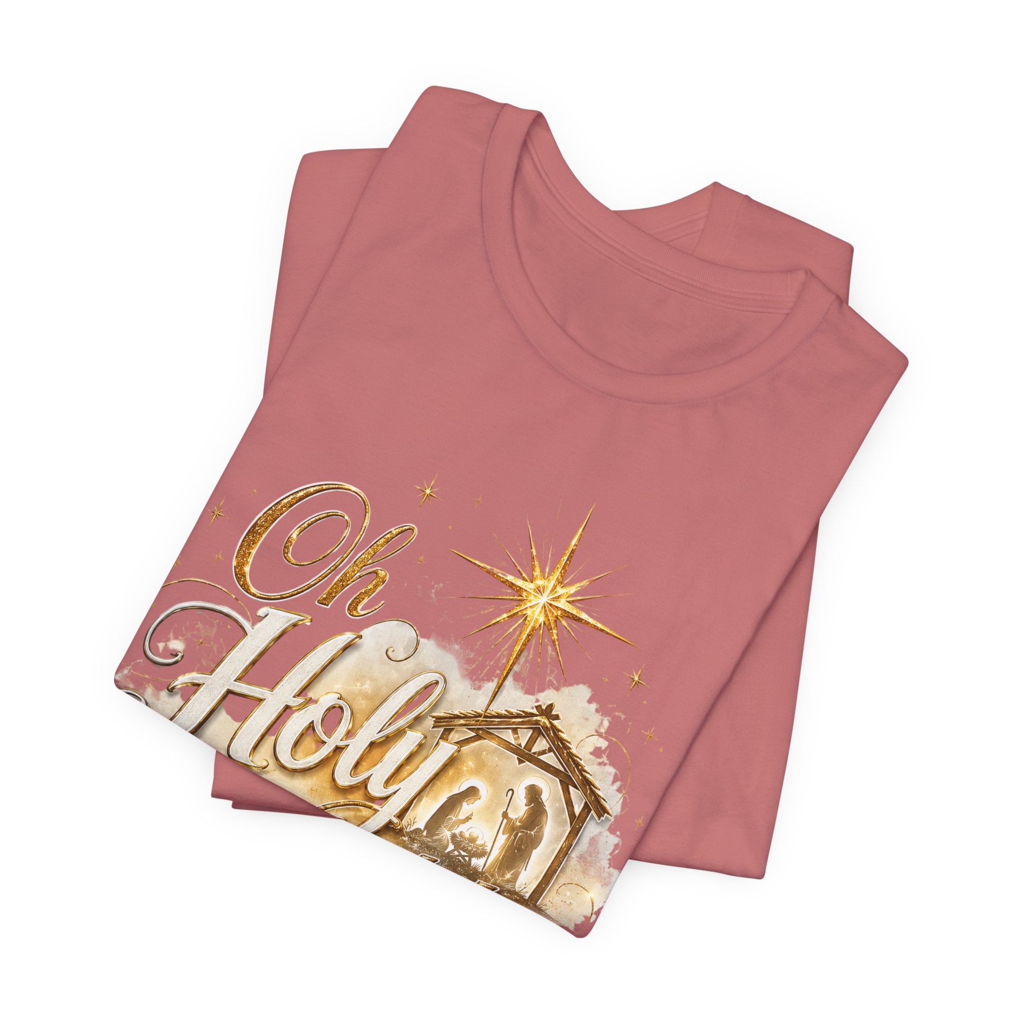 Oh Holy Night – Nativity Christmas T-Shirt