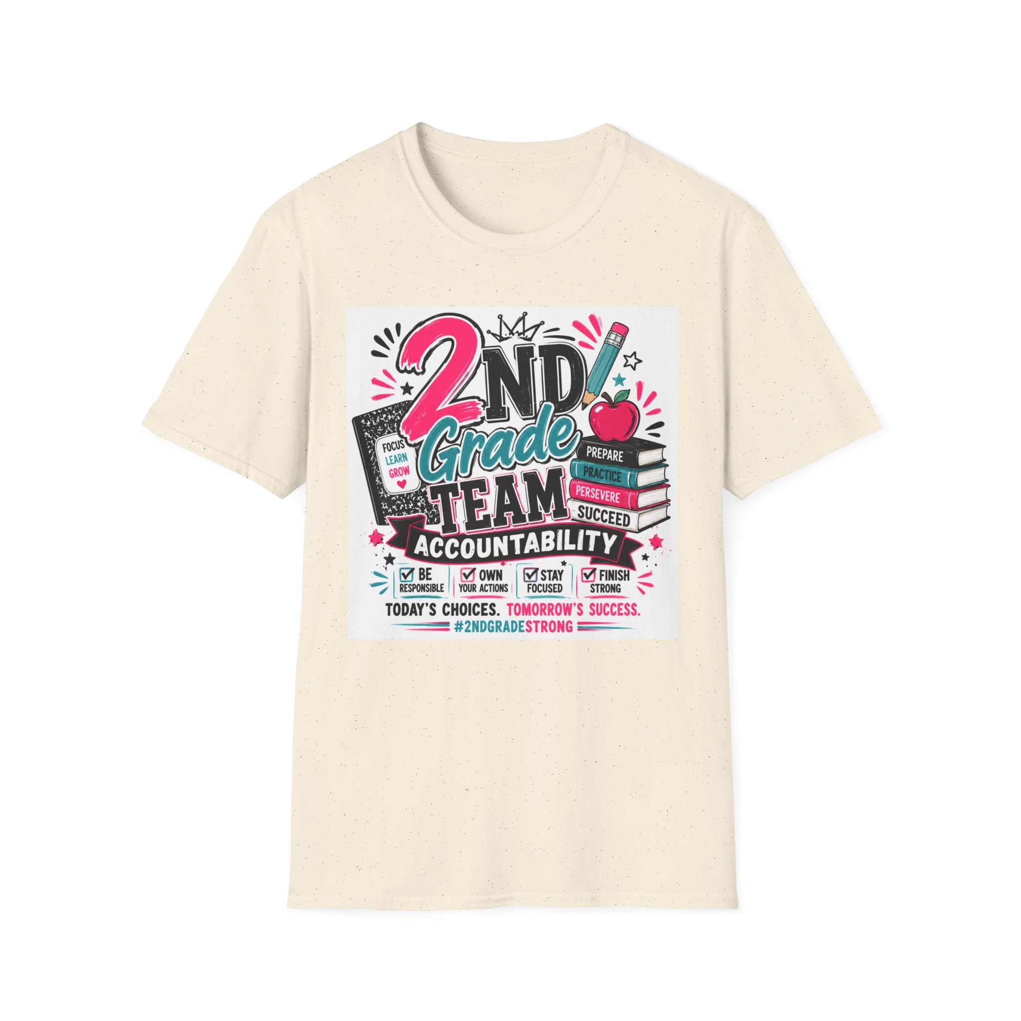 2nd Grade Team T-Shirt — Teacher Appreciation Back-to-School Tee