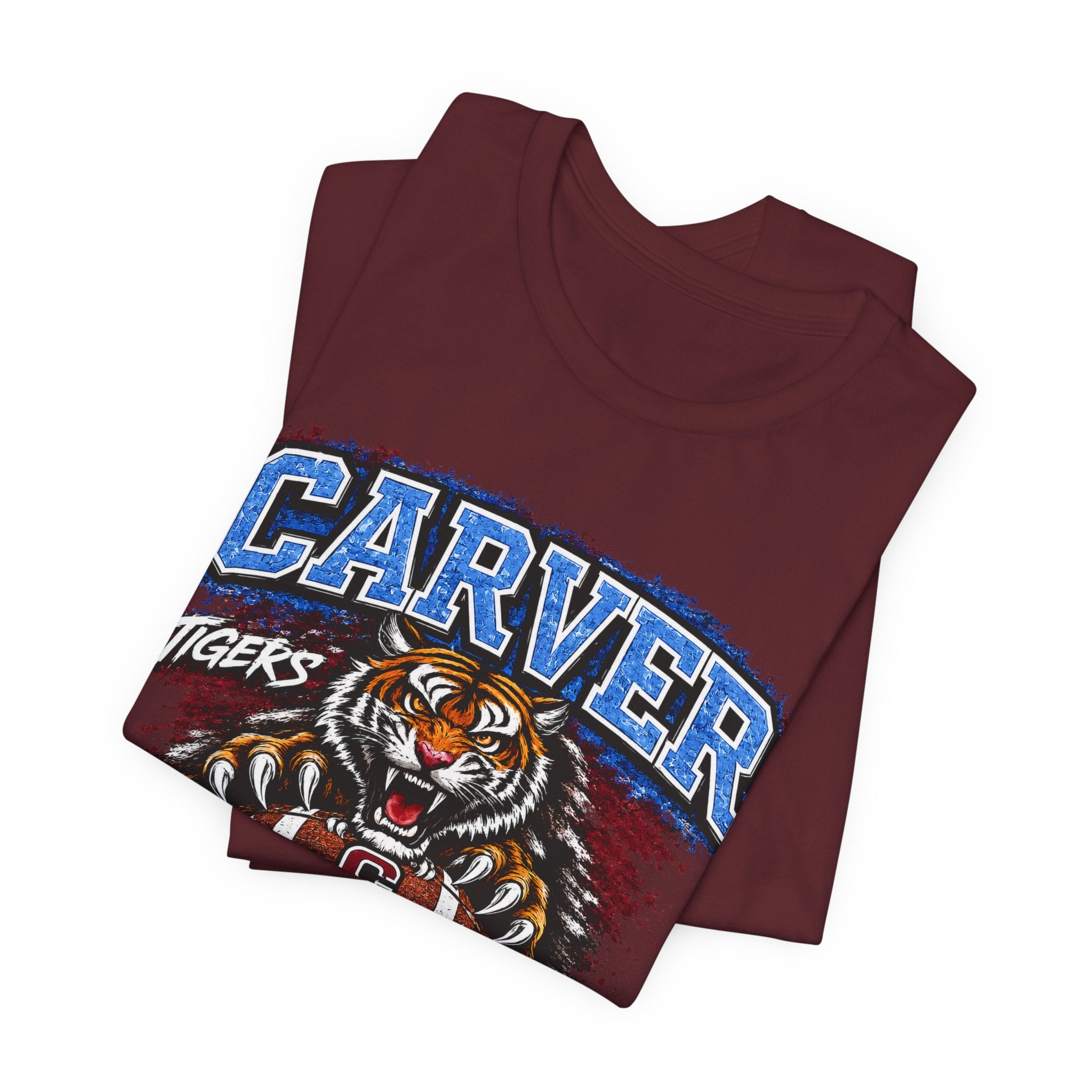 Carver Tigers On Da Hill T-Shirt | Carver High School Football Graphic Tee