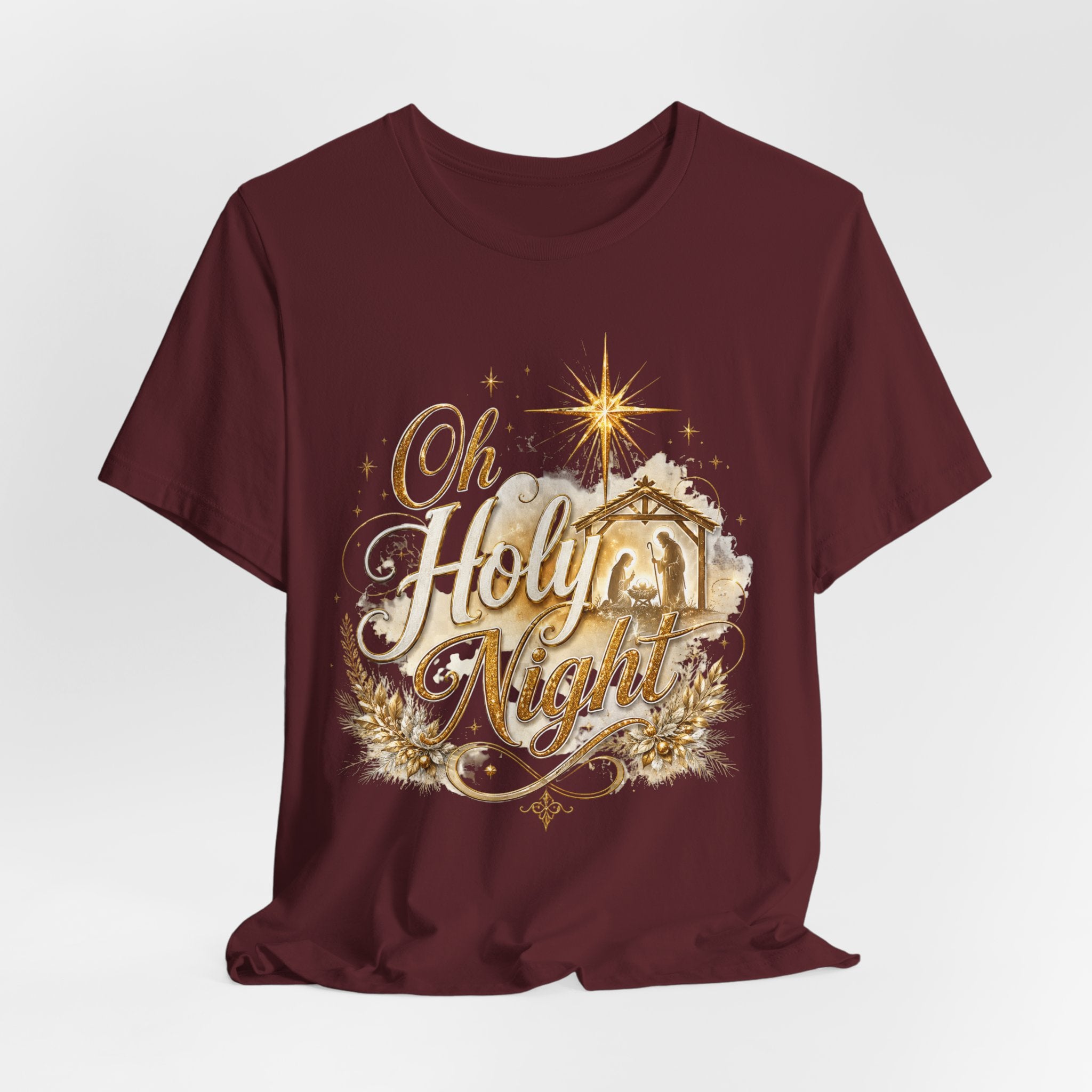 Oh Holy Night – Nativity Christmas T-Shirt