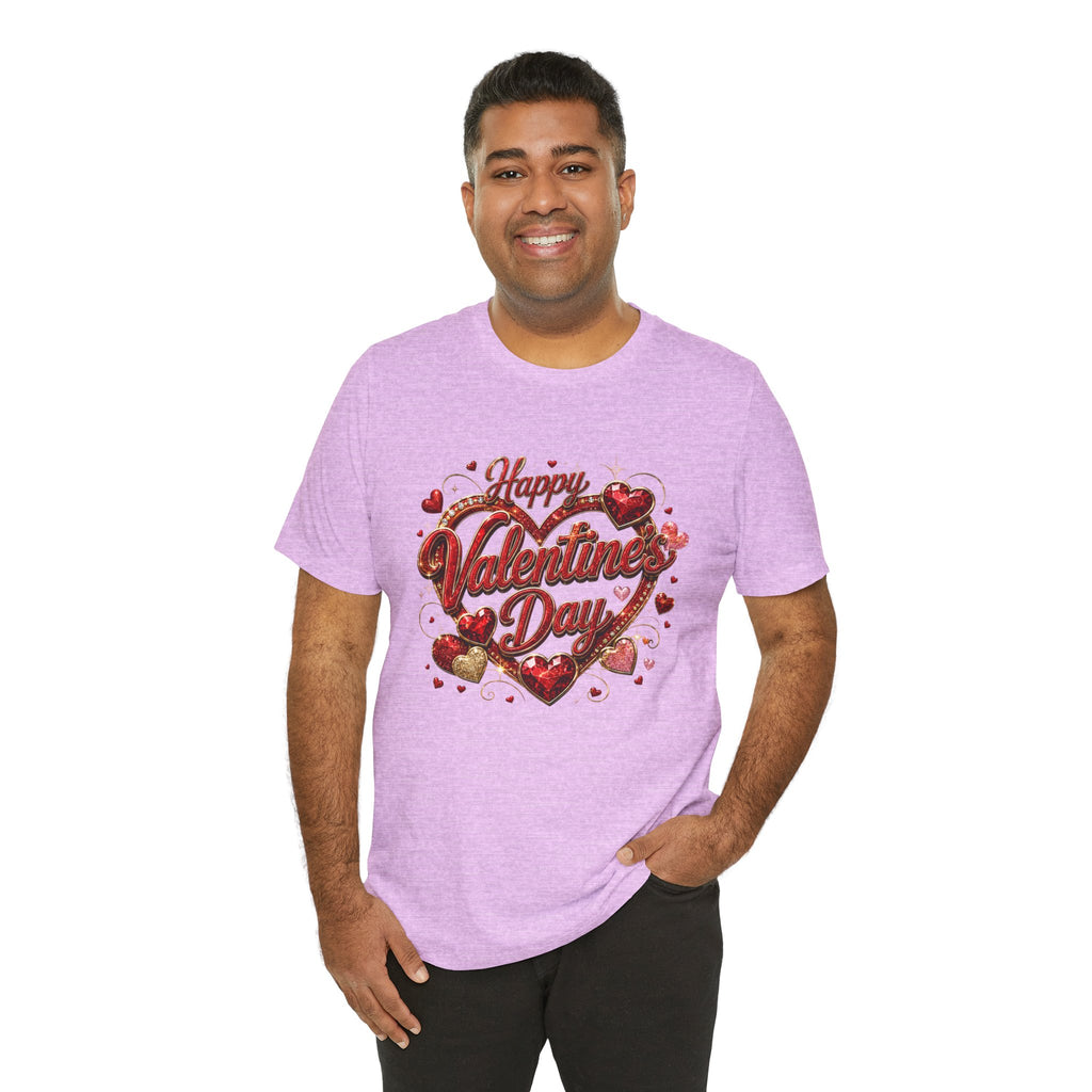 Happy Valentine's Day Glam Heart T-Shirt