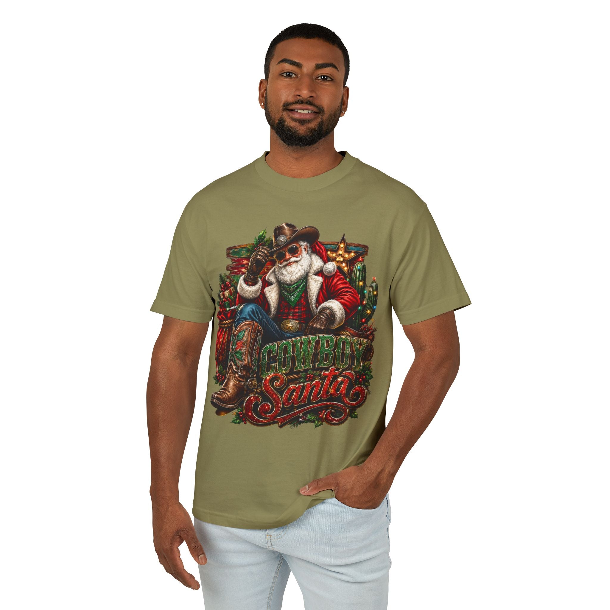 Cowboy Santa Shirt – Western Christmas Tee | Country Holiday Gift