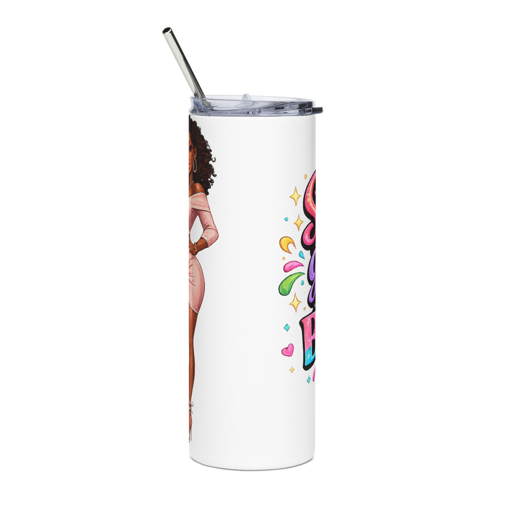 Sassy Girls Don't Do Basic Tumbler – 20oz Skinny