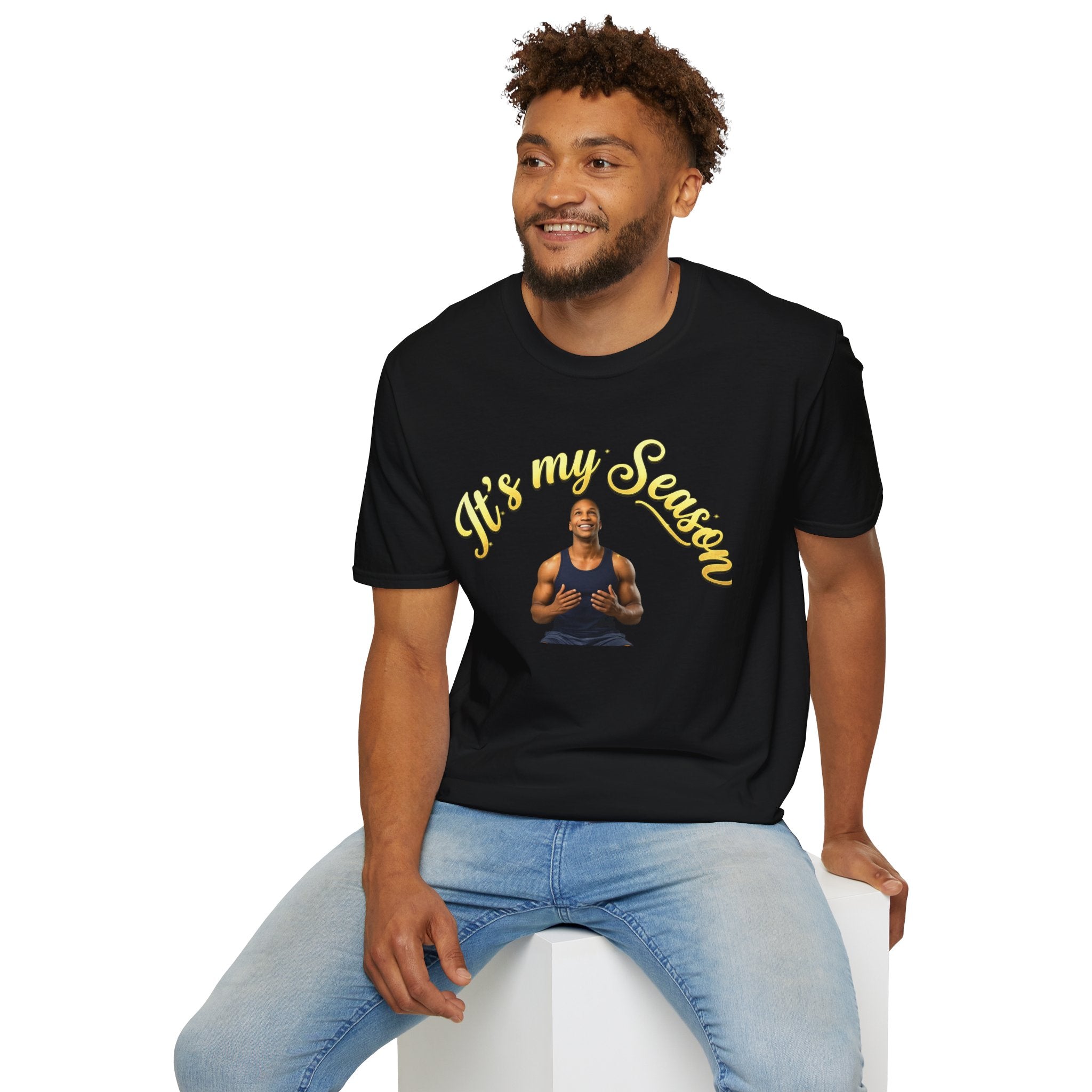 It's My Season T-Shirt | Gold Motivational Tee | Men's Empowerment Graphic Tee