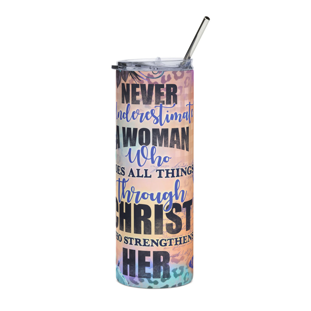Black Girl Magic 20oz Stainless Steel Tumbler — Inspirational Affirmation Travel Cup