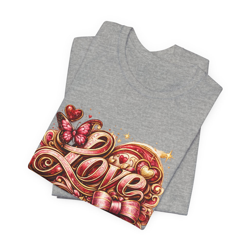 Love – Butterfly & Bow Valentine's Day T-Shirt
