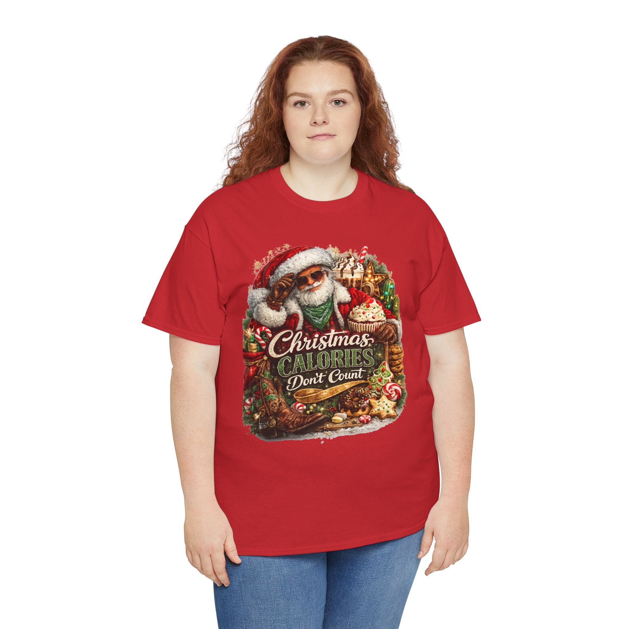 Christmas Calories Don't Count Shirt – Funny Holiday Tee | Christmas Foodie Gift