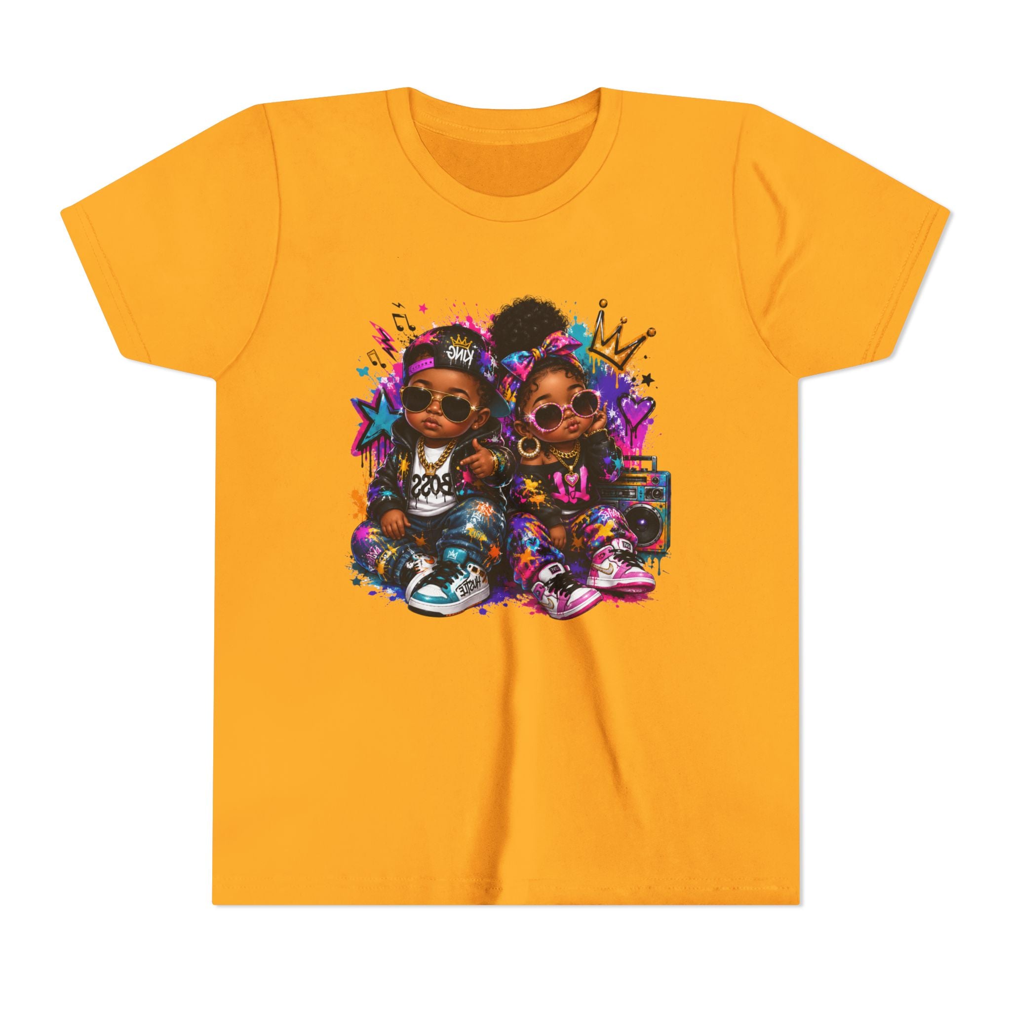 Lil King & Queen T-Shirt | Hip Hop Baby Graphic Tee | Urban Kids Streetwear Shirt