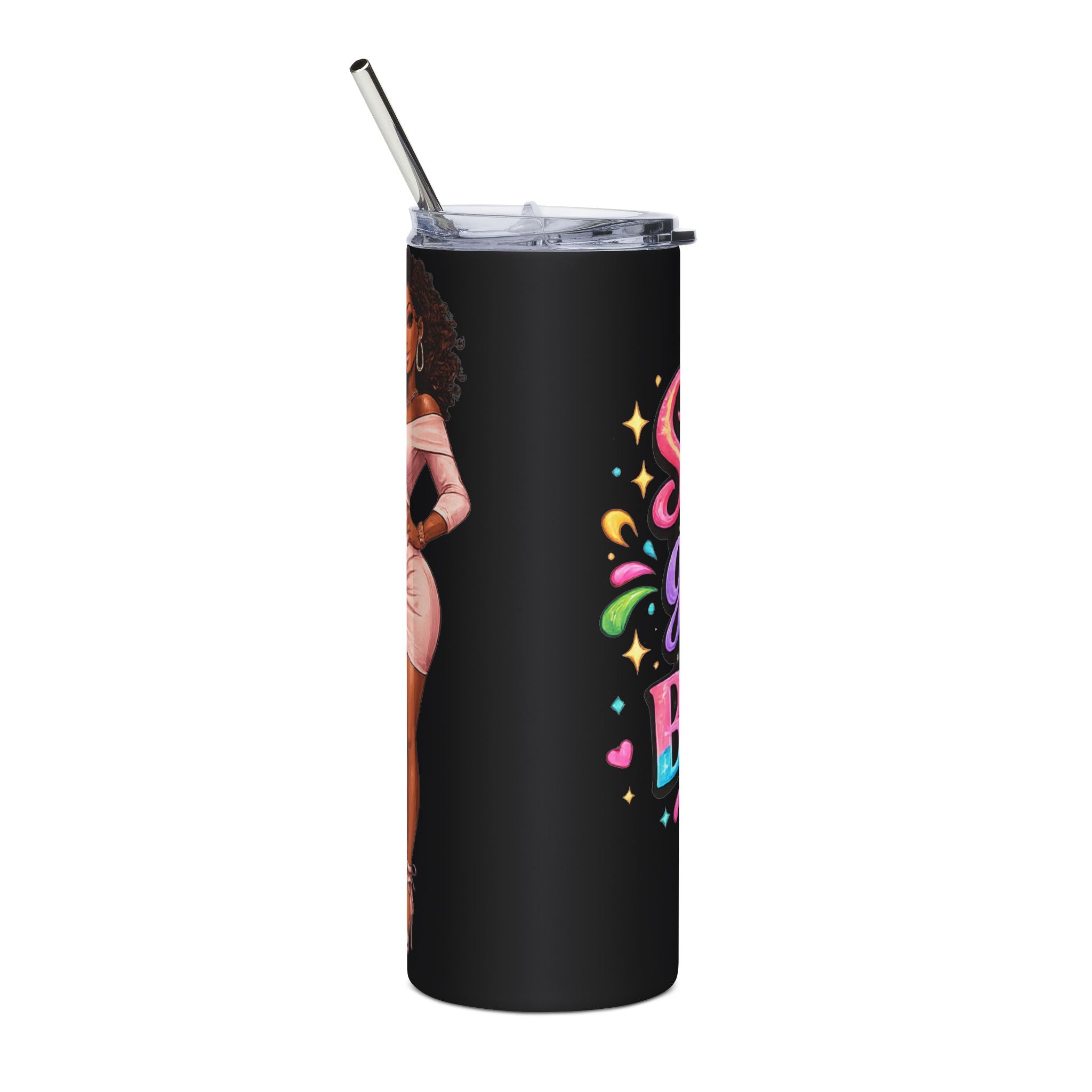 Sassy Girls Don't Do Basic Tumbler – 20oz Skinny