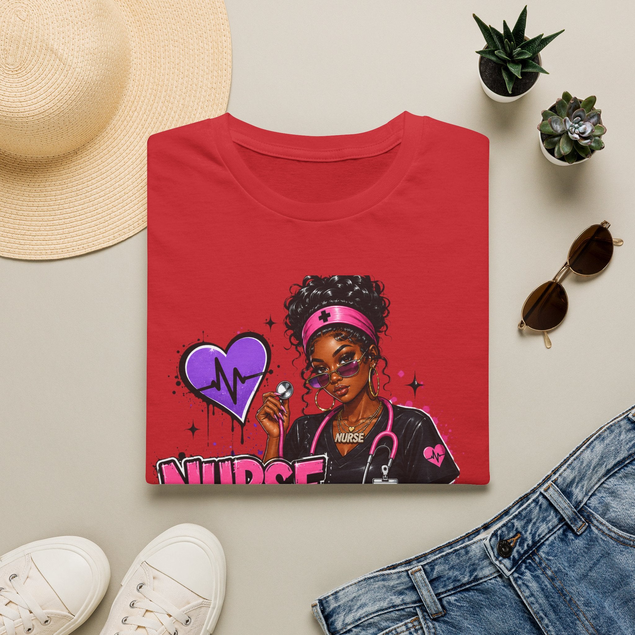 Nurse In Progress T-Shirt | Future Nurse Gift | Black Girl Nurse Graphic Tee
