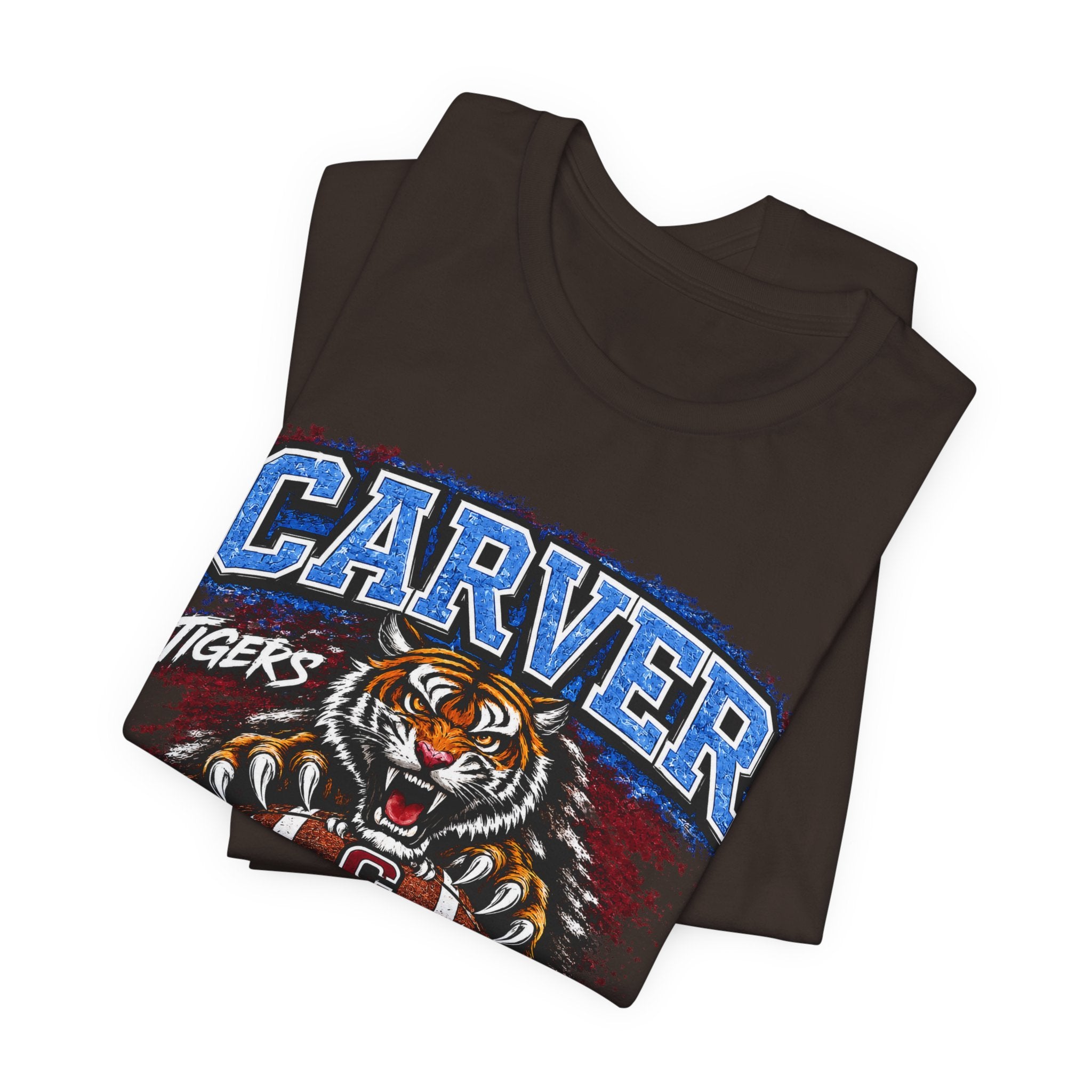 Carver Tigers On Da Hill T-Shirt | Carver High School Football Graphic Tee