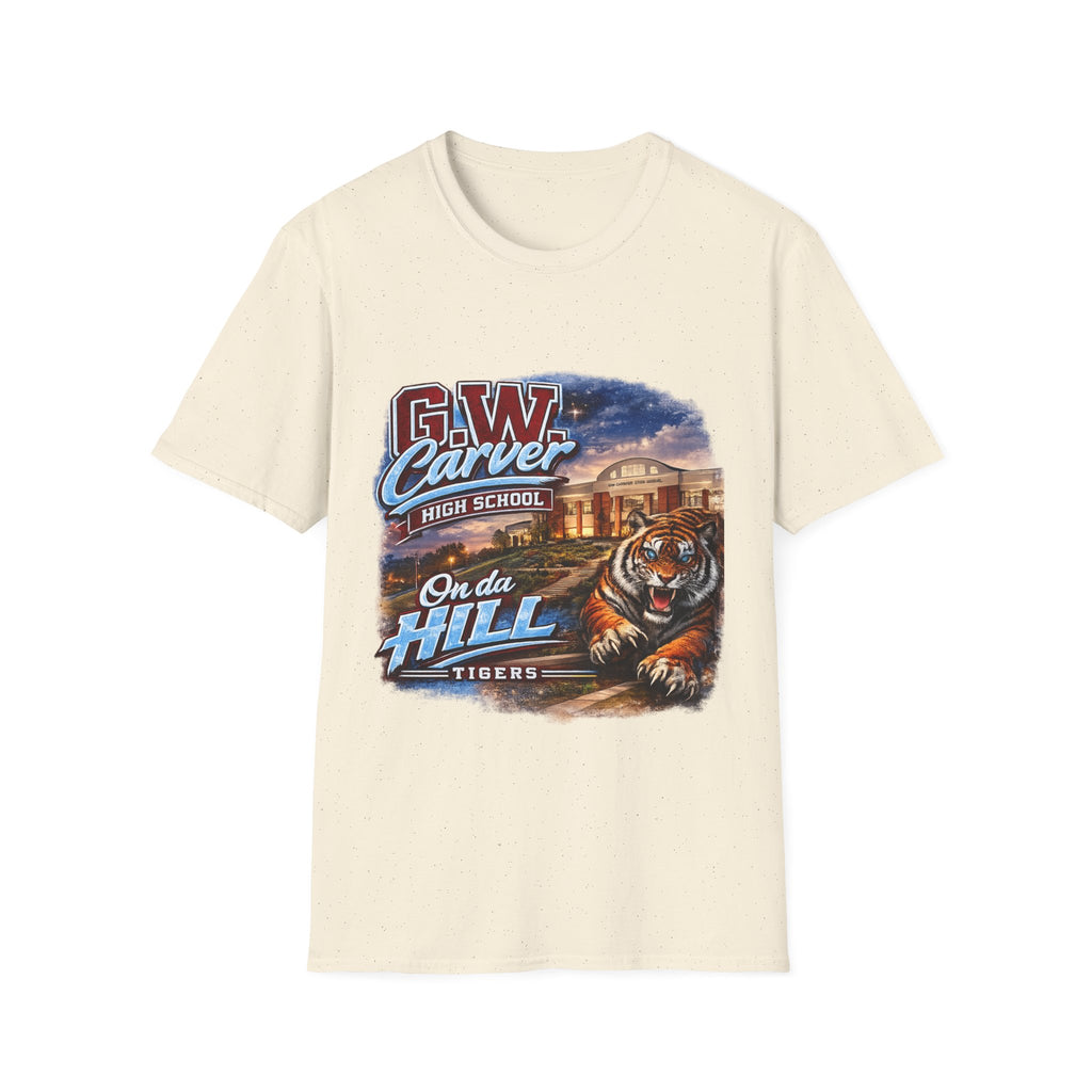 G.W. Carver High School Tigers T-Shirt | On Da Hill School Spirit Tee | Columbus GA Tiger Pride Graphic Tee