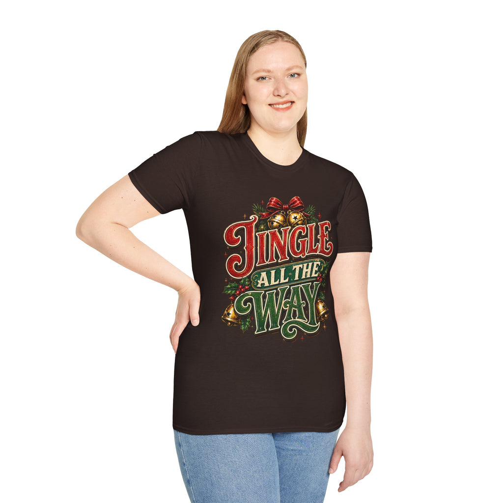 Jingle All the Way Shirt – Vintage Christmas Tee | Classic Holiday Gift
