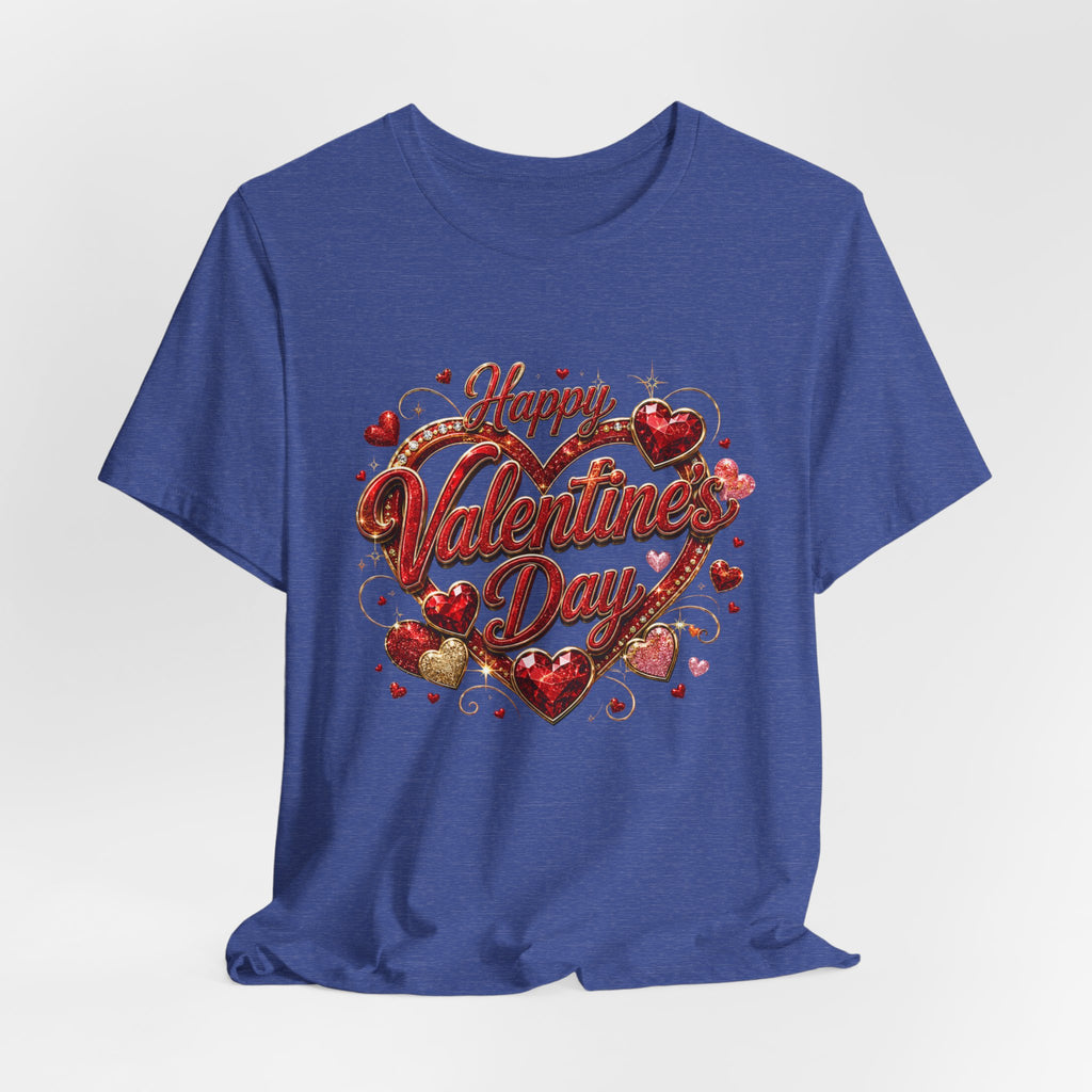 Happy Valentine's Day Glam Heart T-Shirt